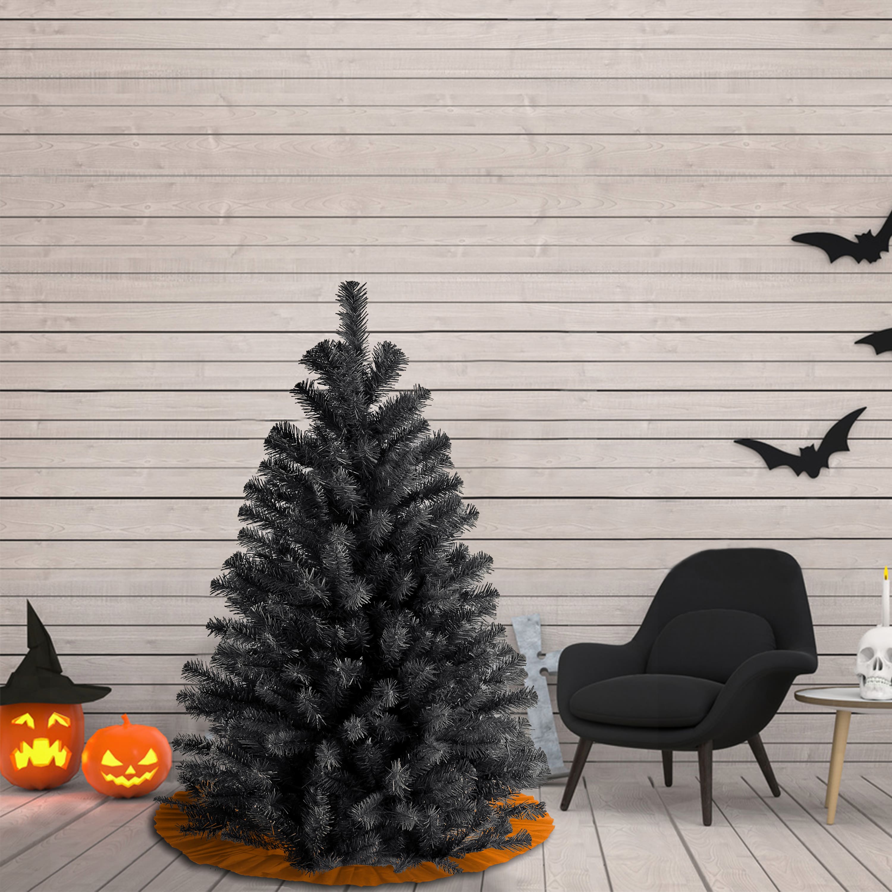 4.5ft. Unlit North Valley® Black Spruce Artificial Christmas Tree