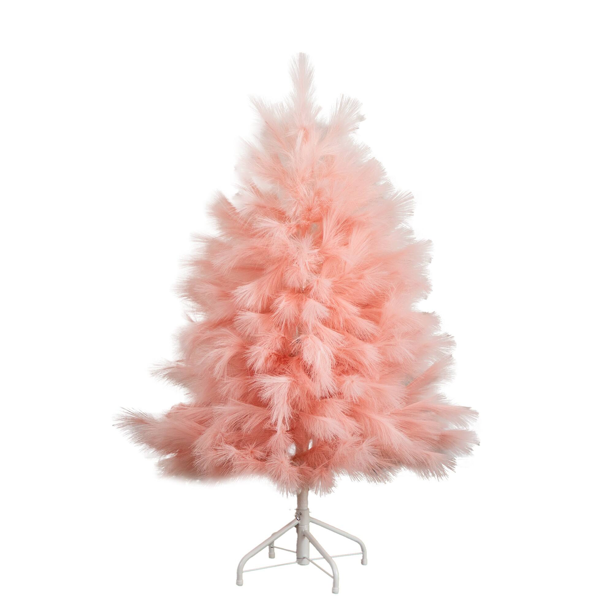 4ft. Unlit Pink Pampas Grass Artificial Christmas Tree
