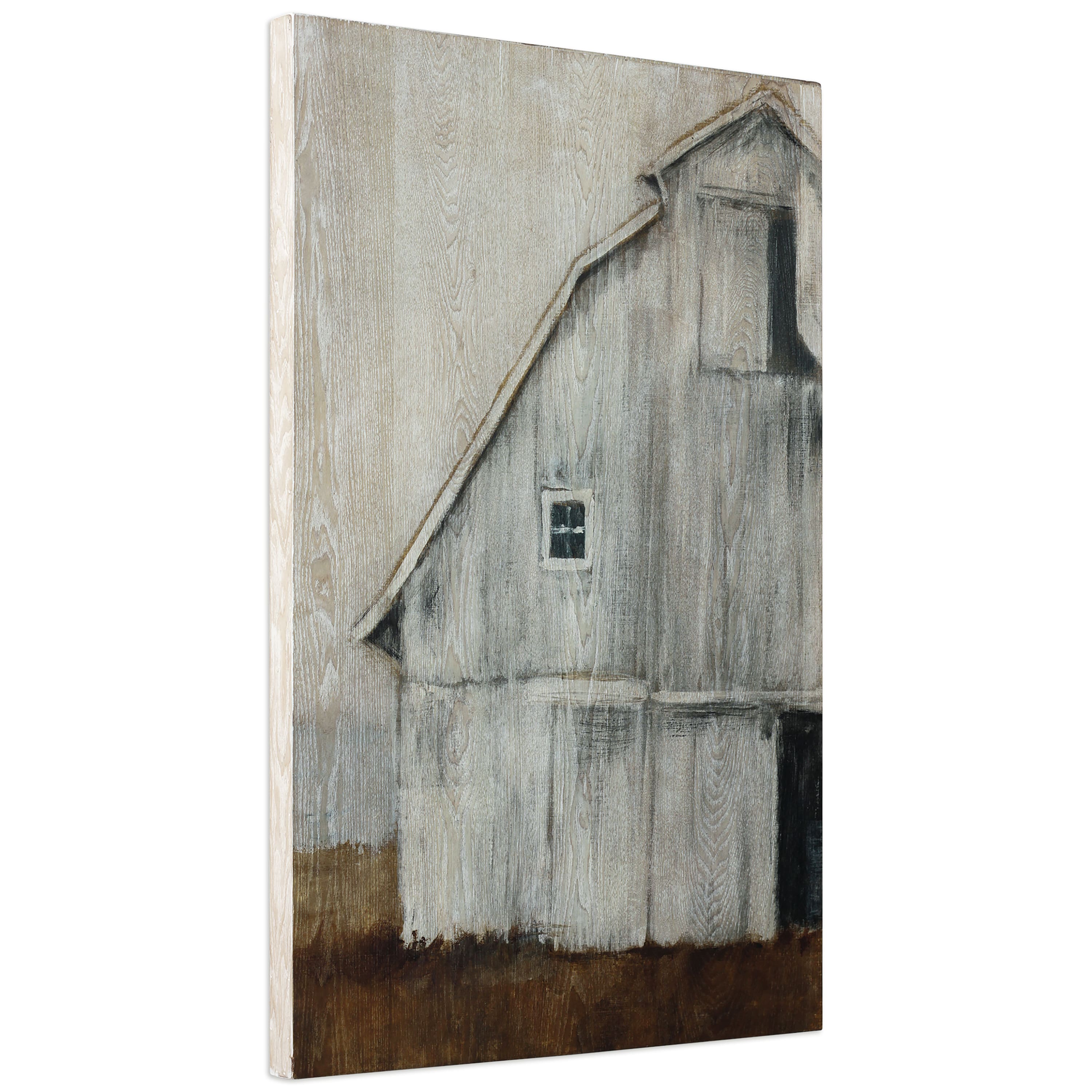 Empire Art Direct Frassino De Arte Legno 36" x 24" Abandoned Barn II Printed Wall Art