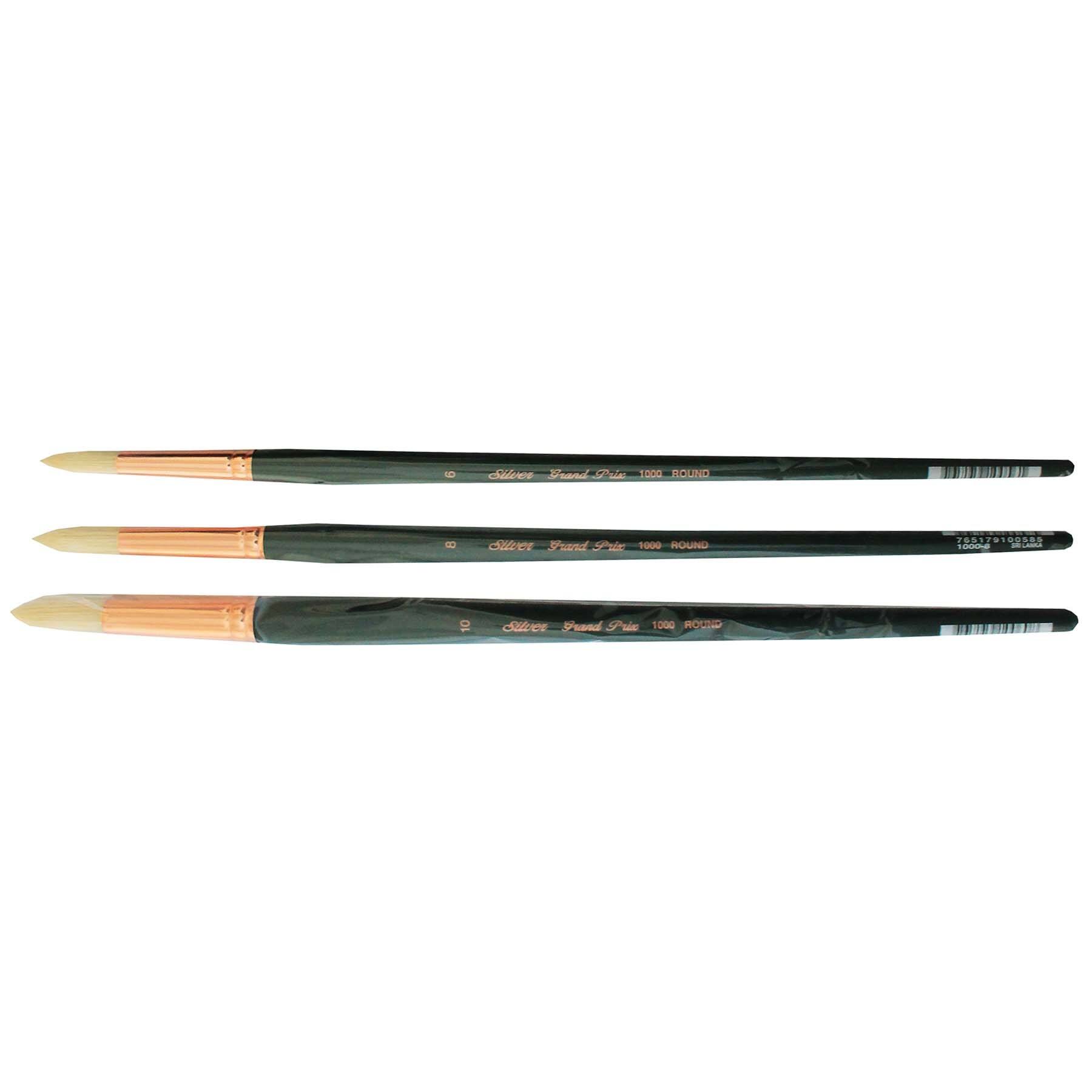 Silver Brush Limited Grand Prix® Large Handle Round Brush Set