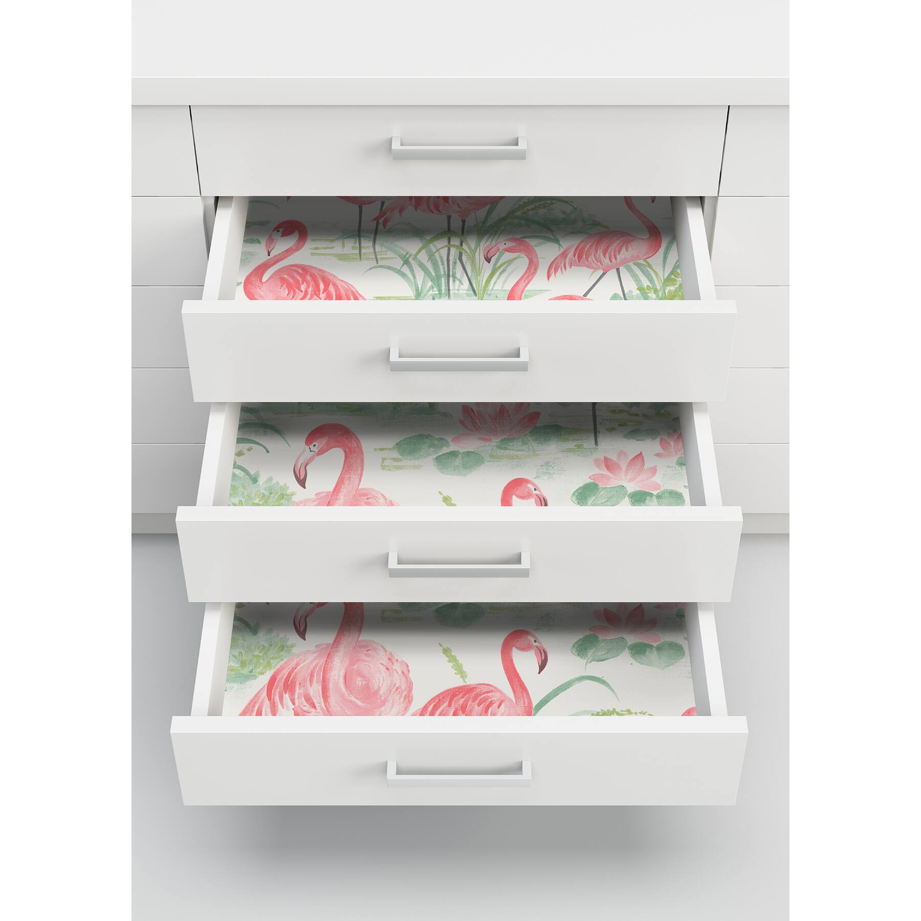 Wallpops Pink Flamingo Beach Peel & Stick Wallpaper