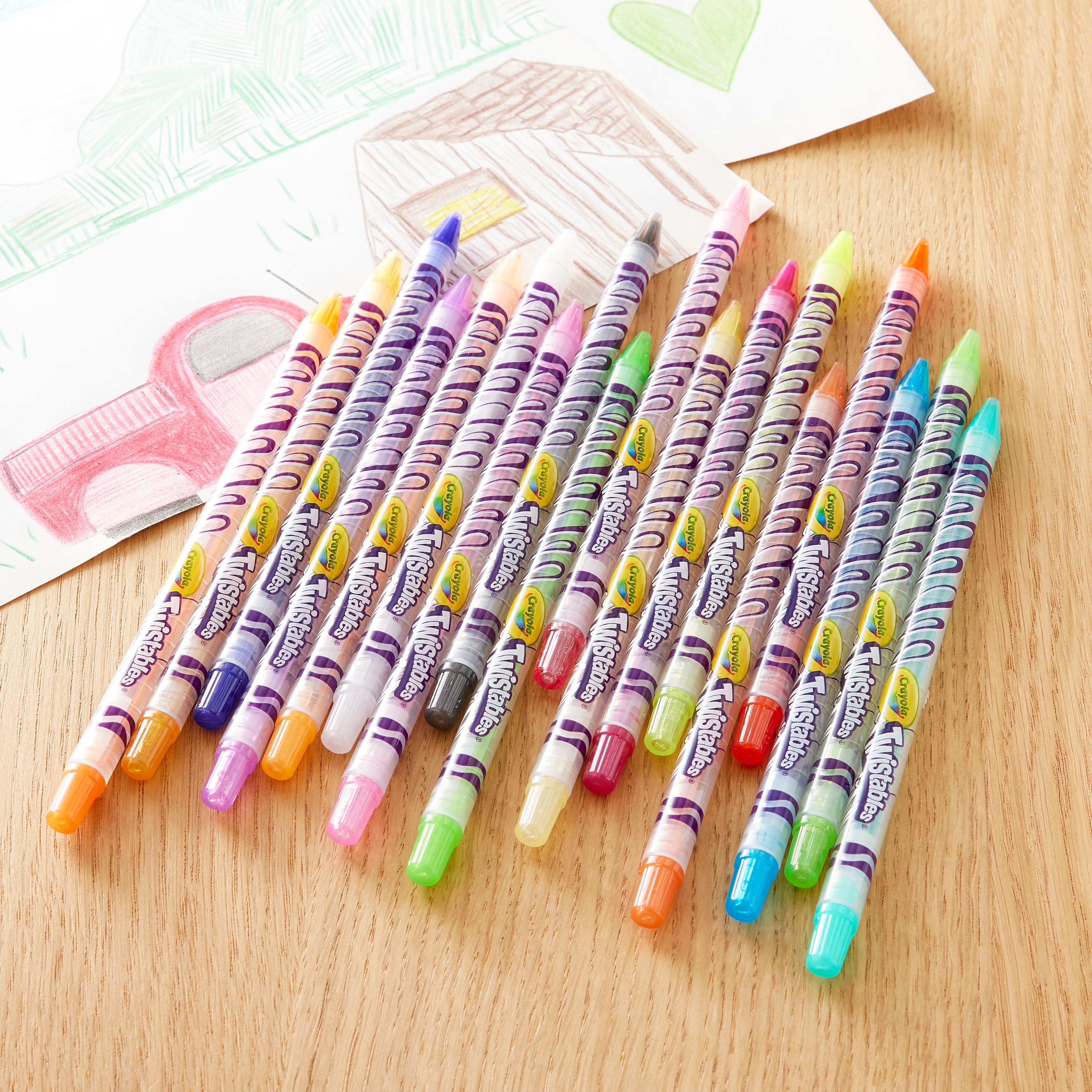 12 Packs: 18 ct. (216 total) Crayola Twistables Colored Pencils