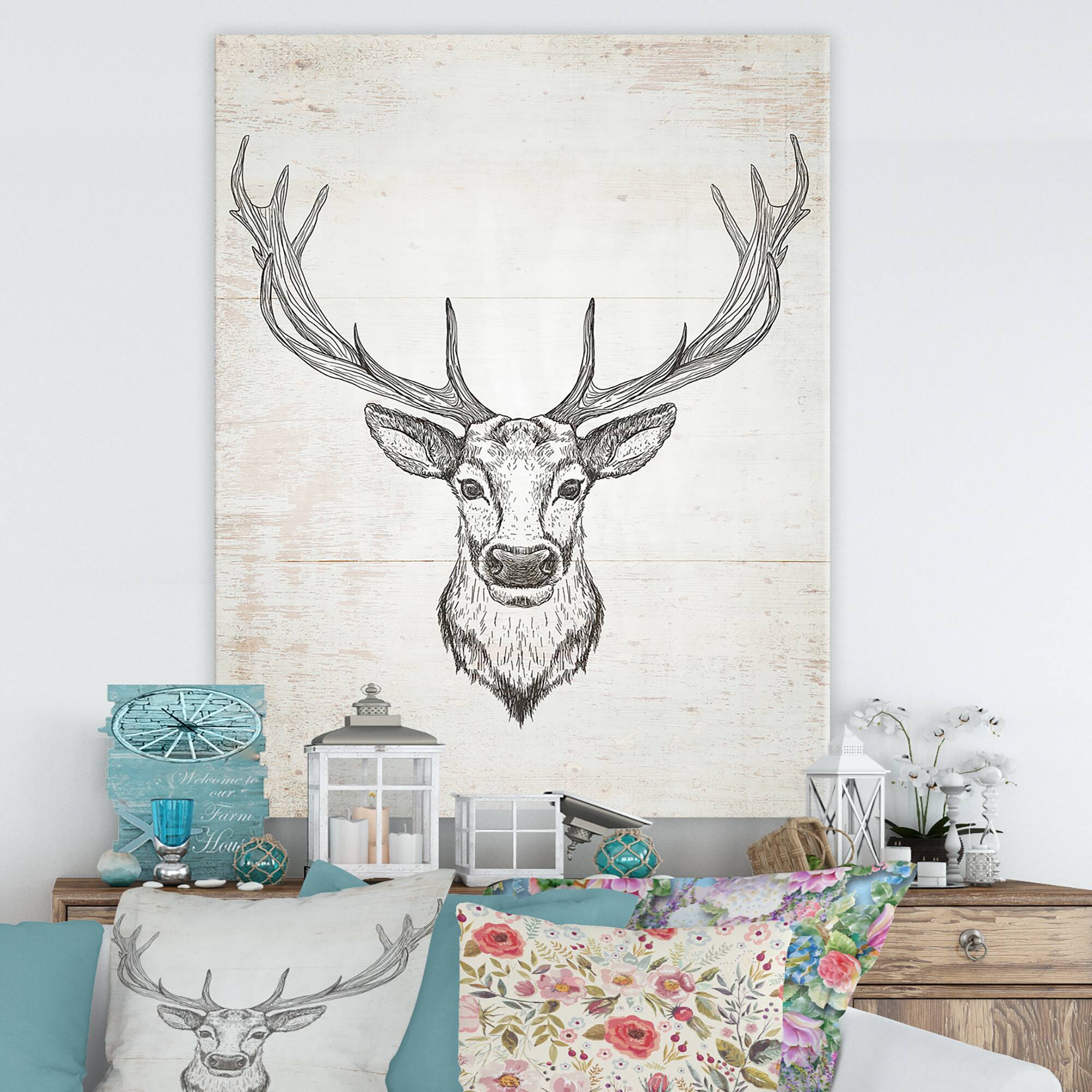Designart - Deer Wild and Beautiful II