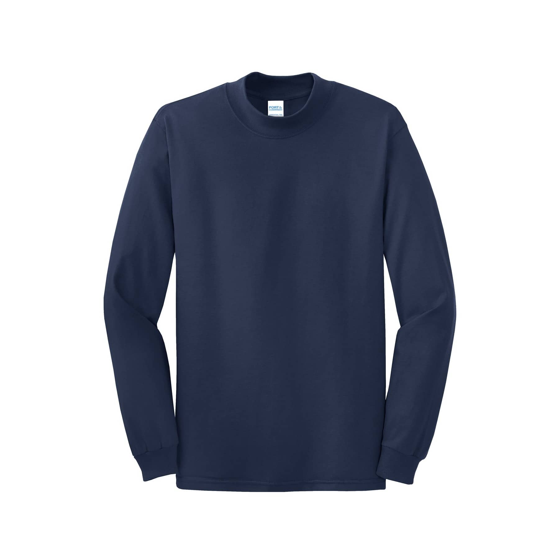 Port & Company Essential Mock Turtleneck, Size: L, Color: Navy