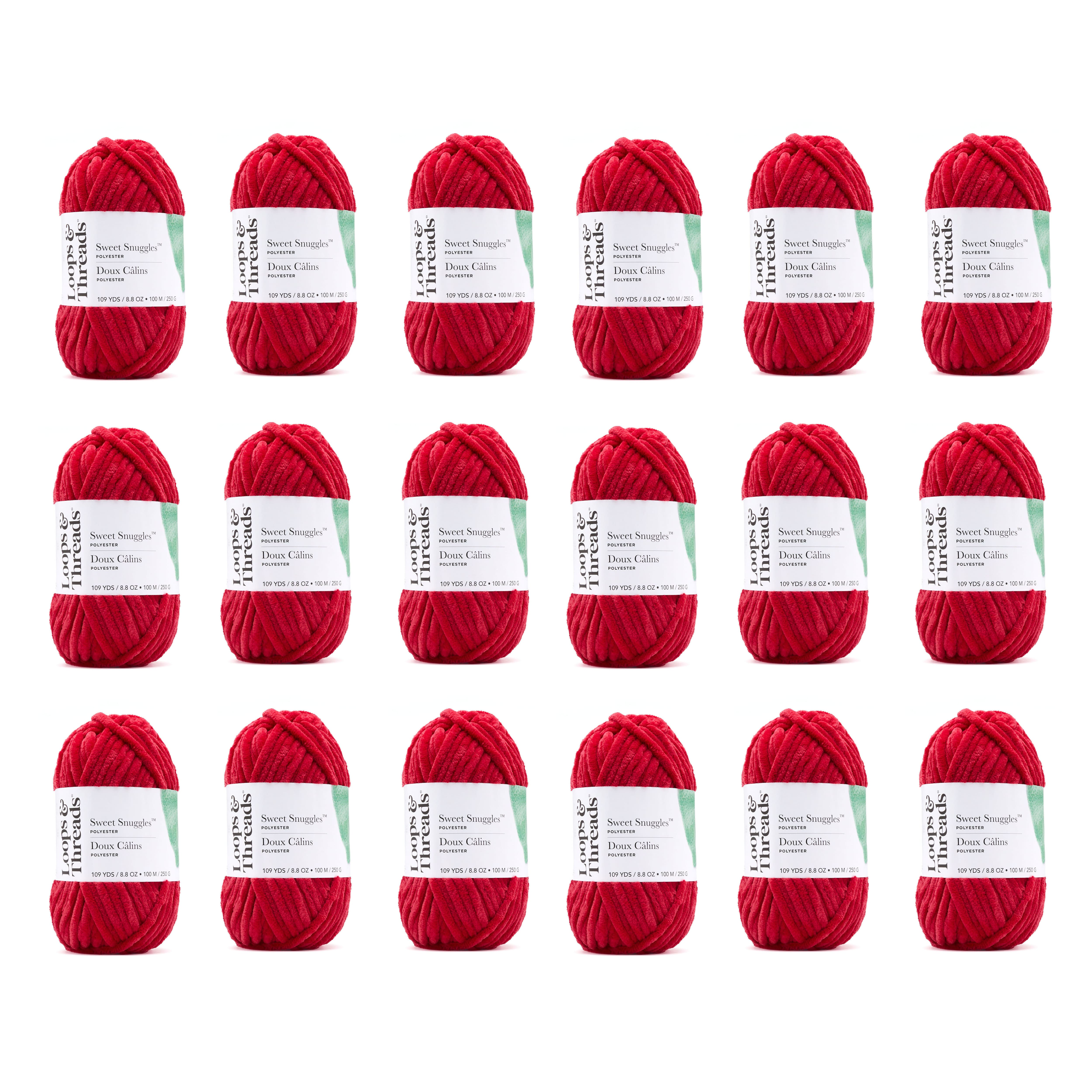 18 Pack: Sweet Snuggles™ Yarn by Loops & Threads®