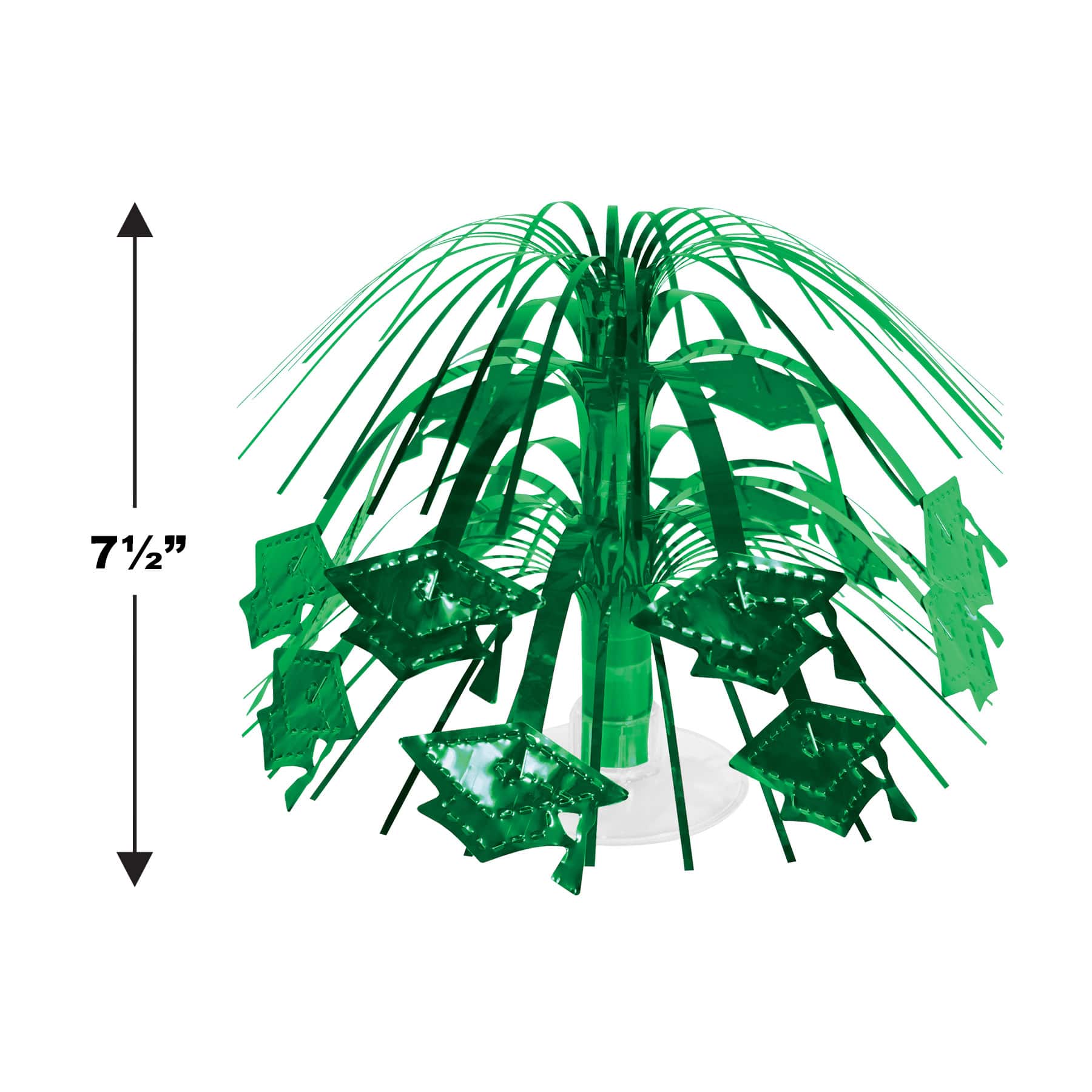 Beistle 7.5" Grad Cap Mini Cascade Centerpieces, 2ct.