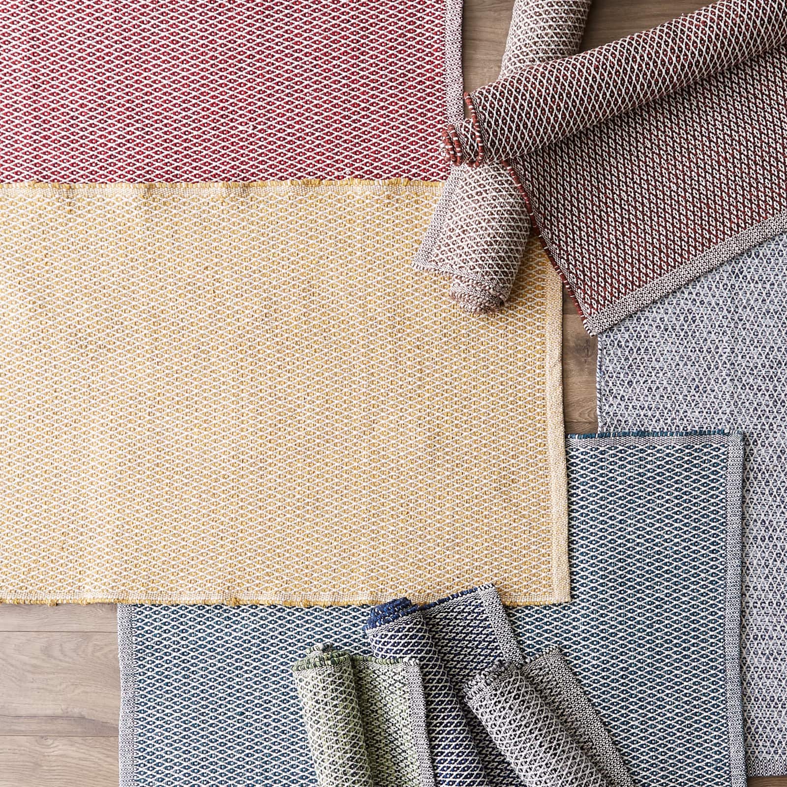 DII® Diamond Handwoven Recycled Yarn Rug, 2ft. x 3ft.