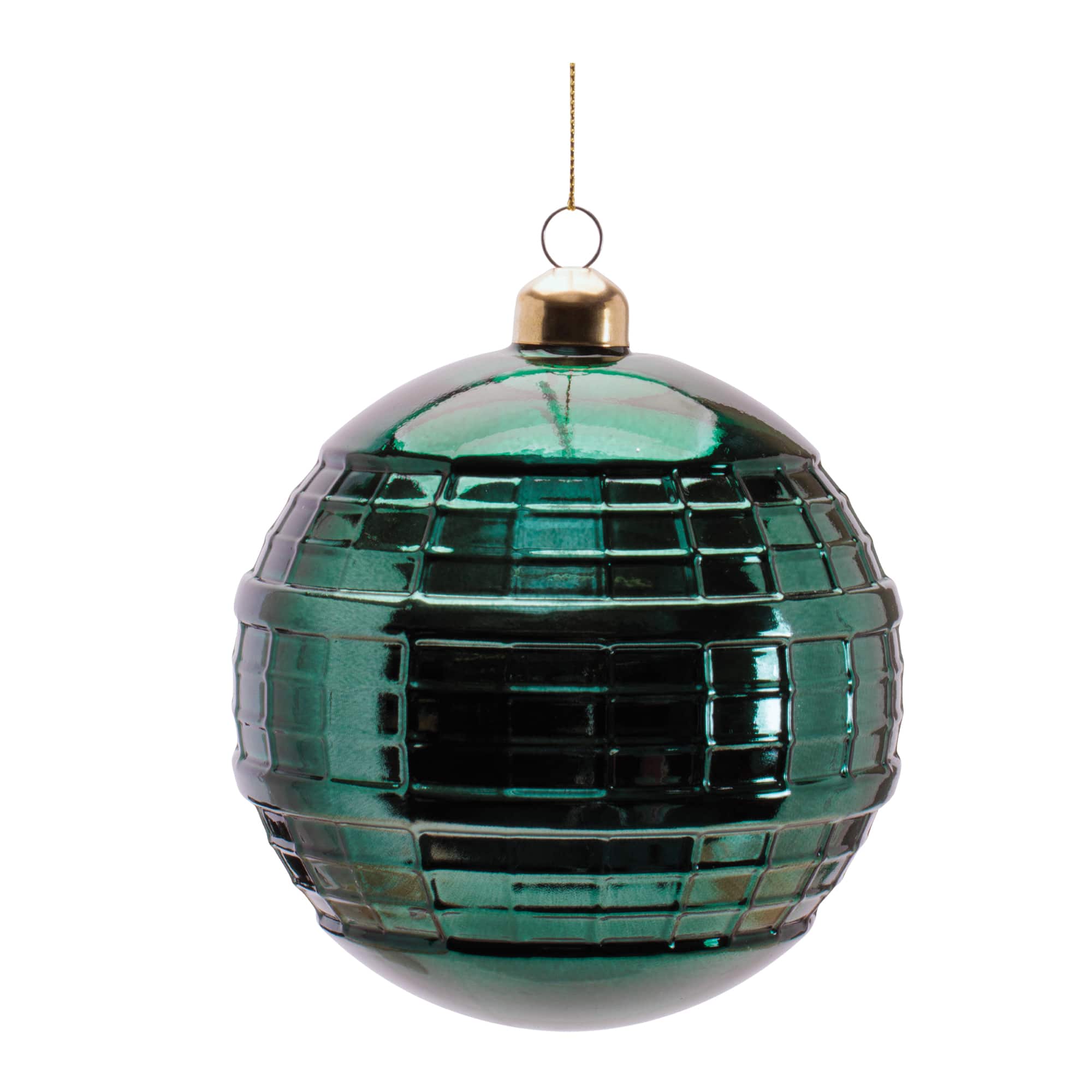 Melrose Green Glass Ball Ornament Set