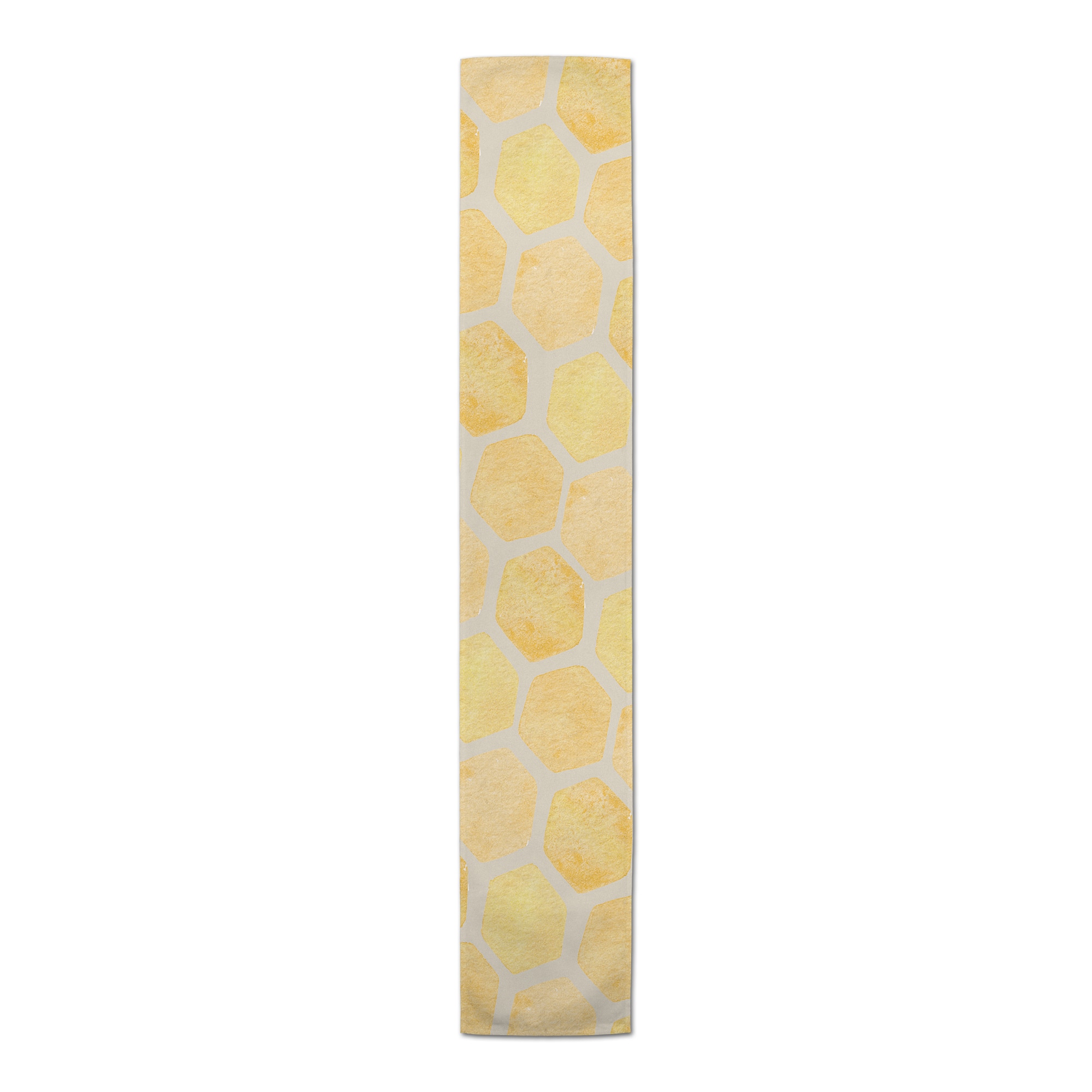 Sweet As Honey Hive Pattern 16" x 90" Poly Twill Table Runner