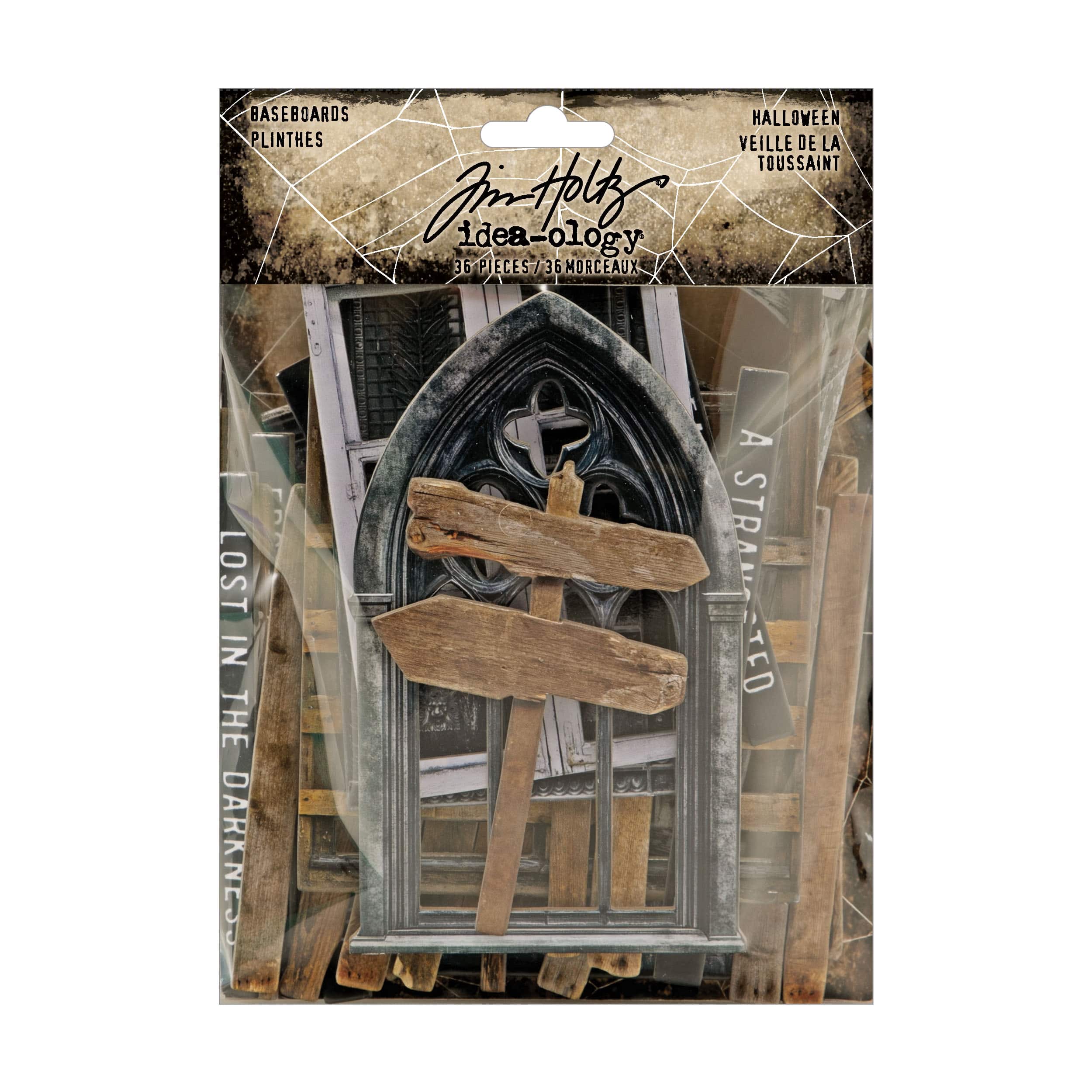 Tim Holtz® Idea-Ology Halloween Baseboards, Doors, Signs & Window Frames