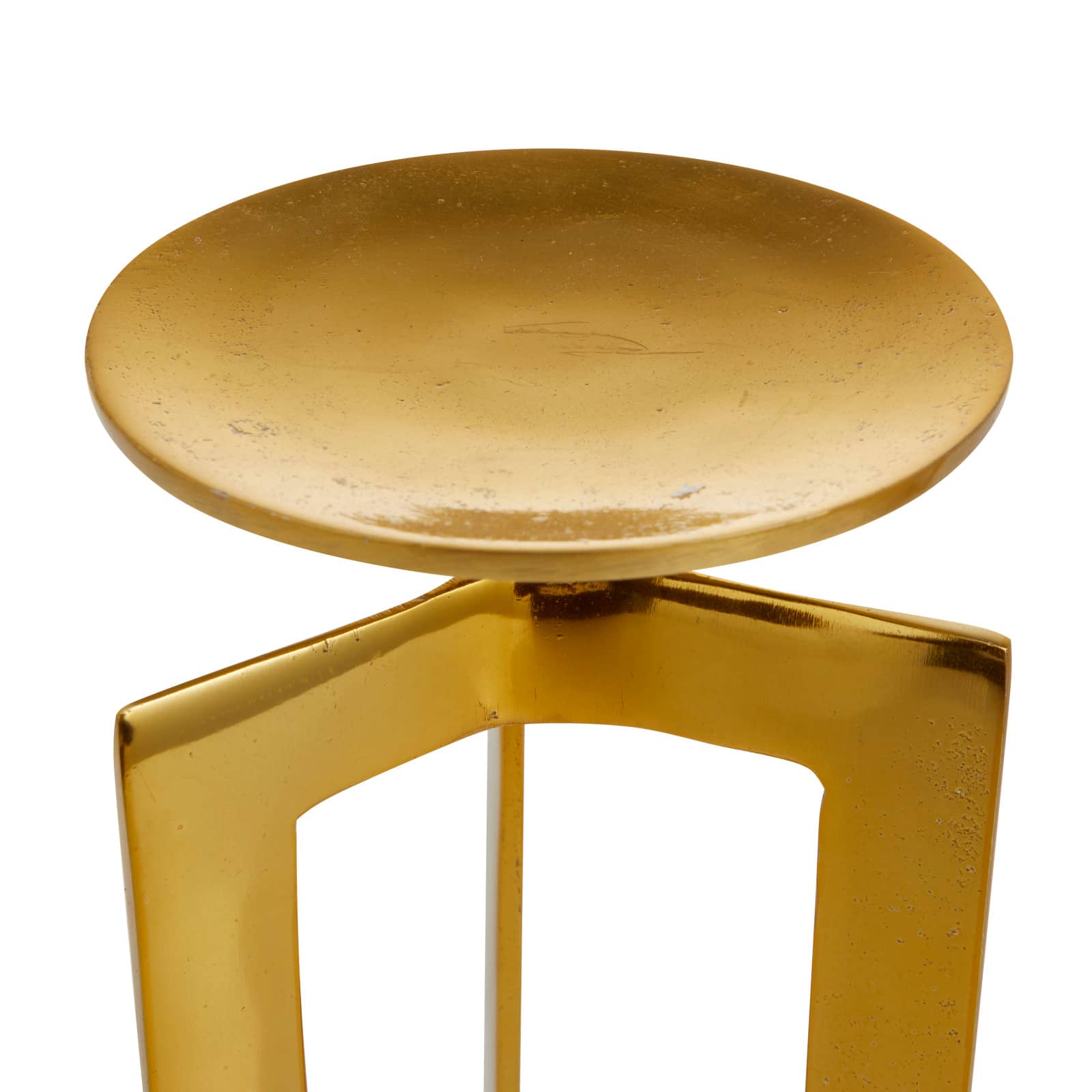 CosmoLiving by Cosmopolitan Gold Contemporary Candle Holder Set
