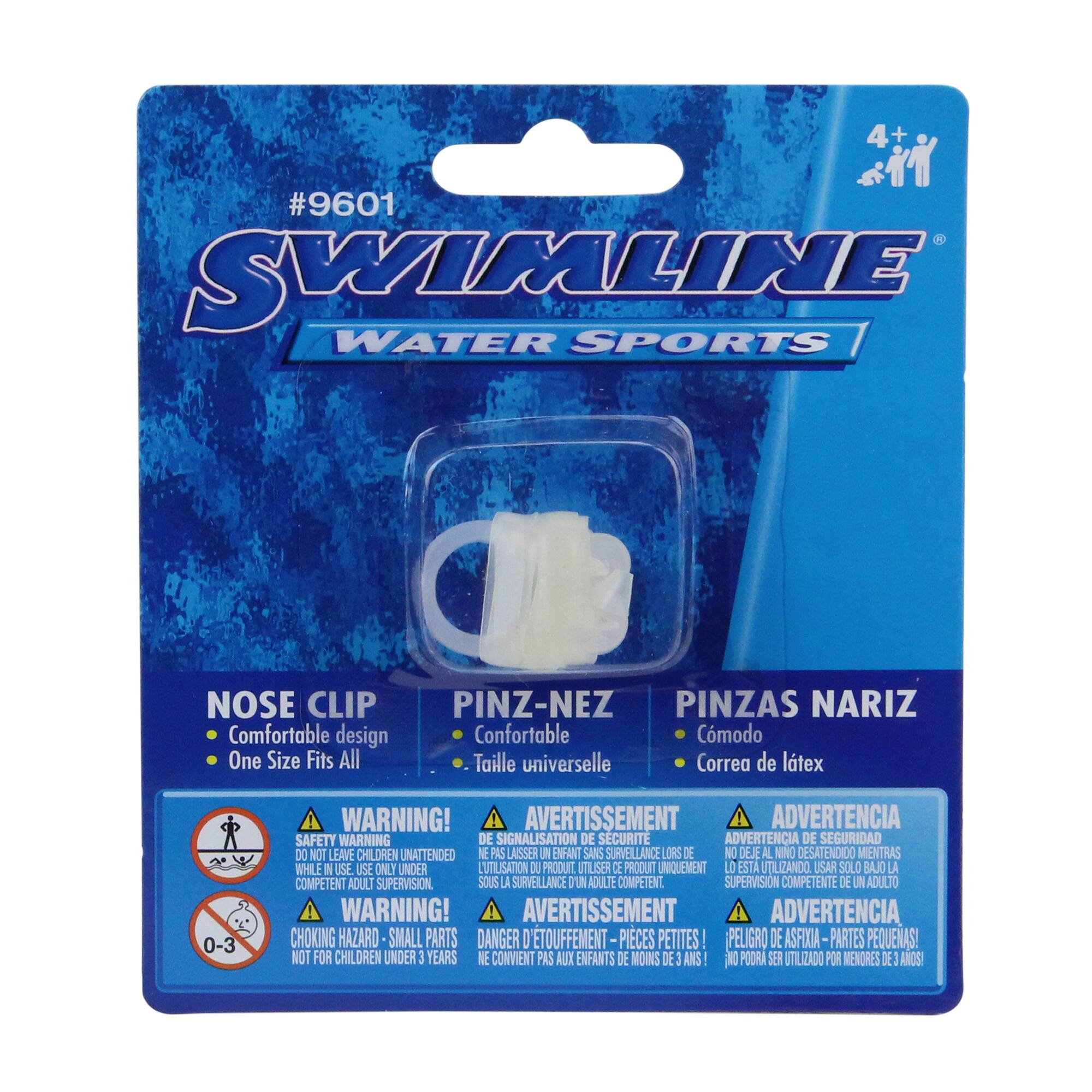 Swim Central Clear Nose Pinch Clip Water Swimming Pool Accessory