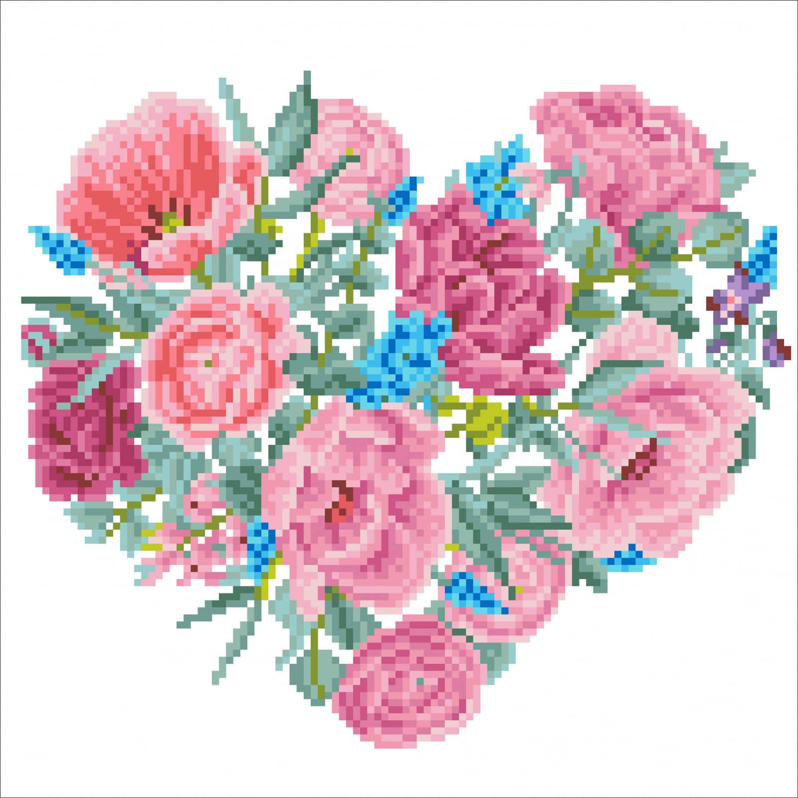 Diamond Dotz® Blossoming Heart Diamond Painting Kit