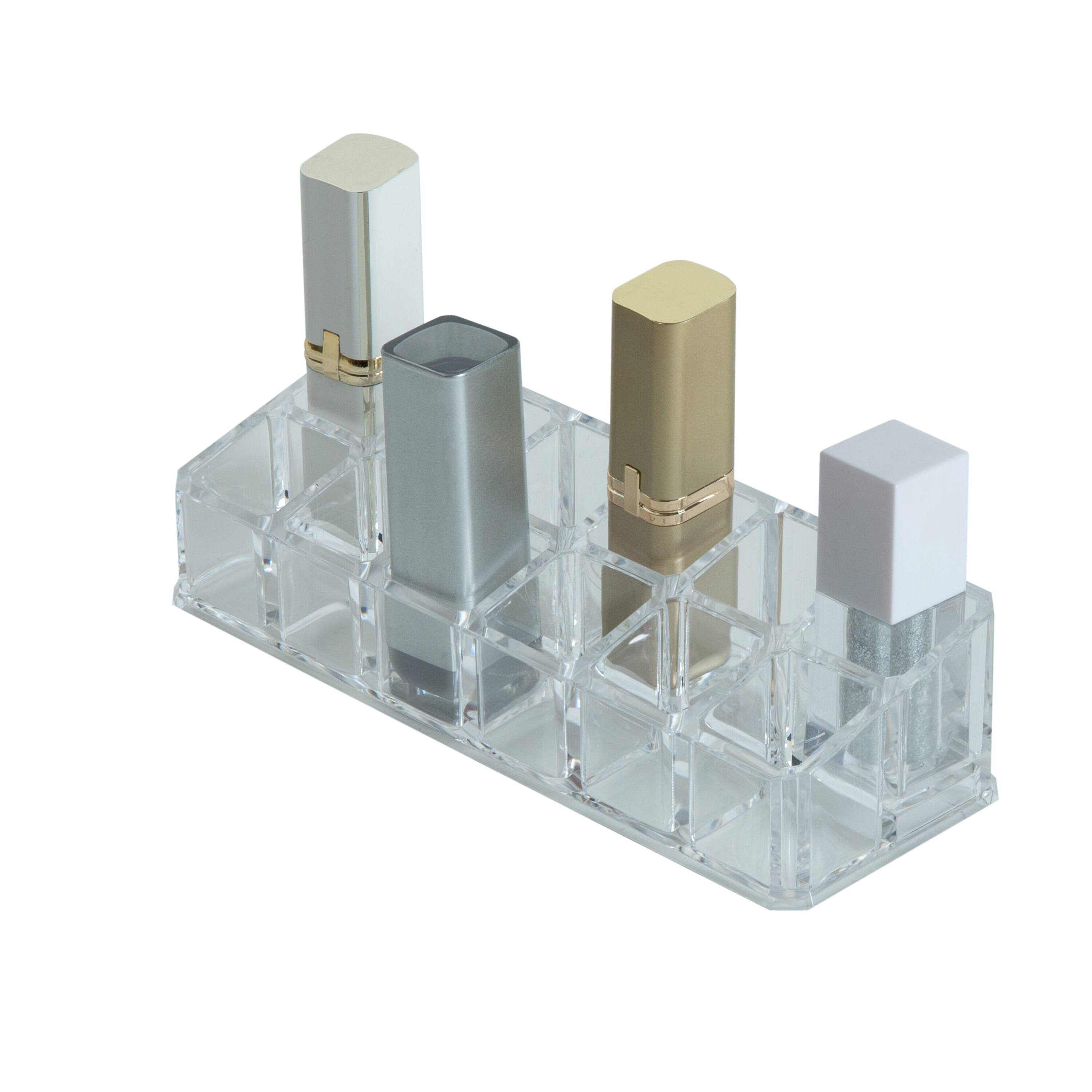 Simplify 7" Cosmetic & Lipstick 12 Compartment Holder