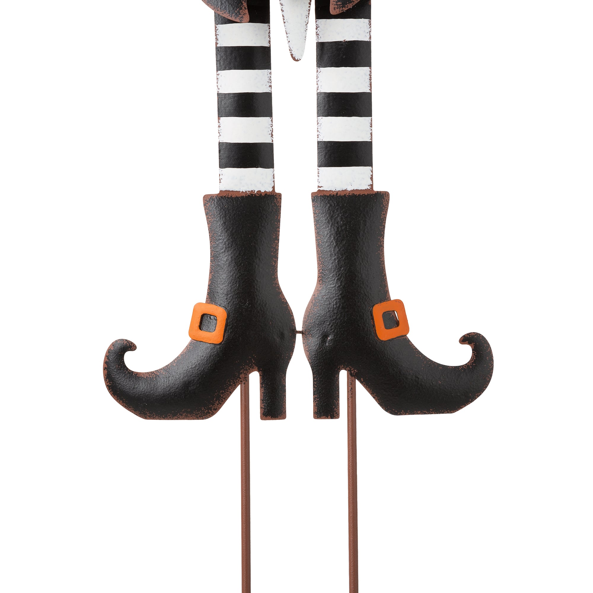 Glitzhome® 36" Metal Halloween Gnome Yard Stake