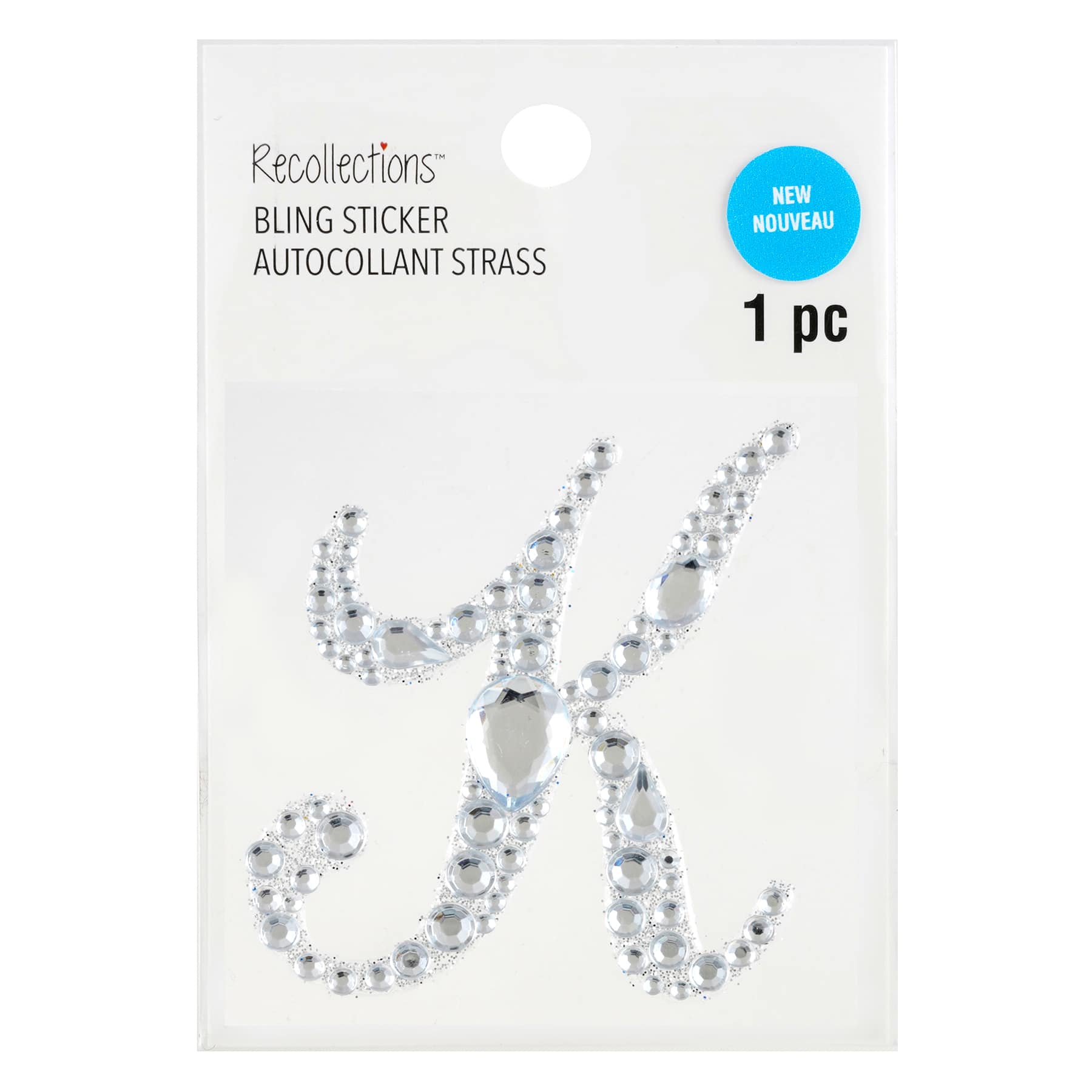 12 Pack: Bling Alphabet Letter Sticker by Recollections™