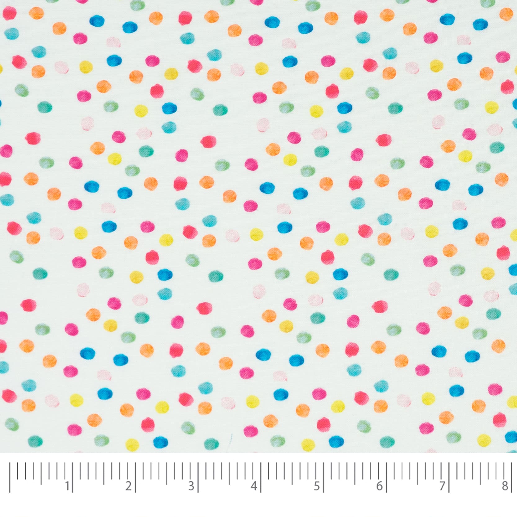 SINGER Rainbow Day Dot Cotton Fabric