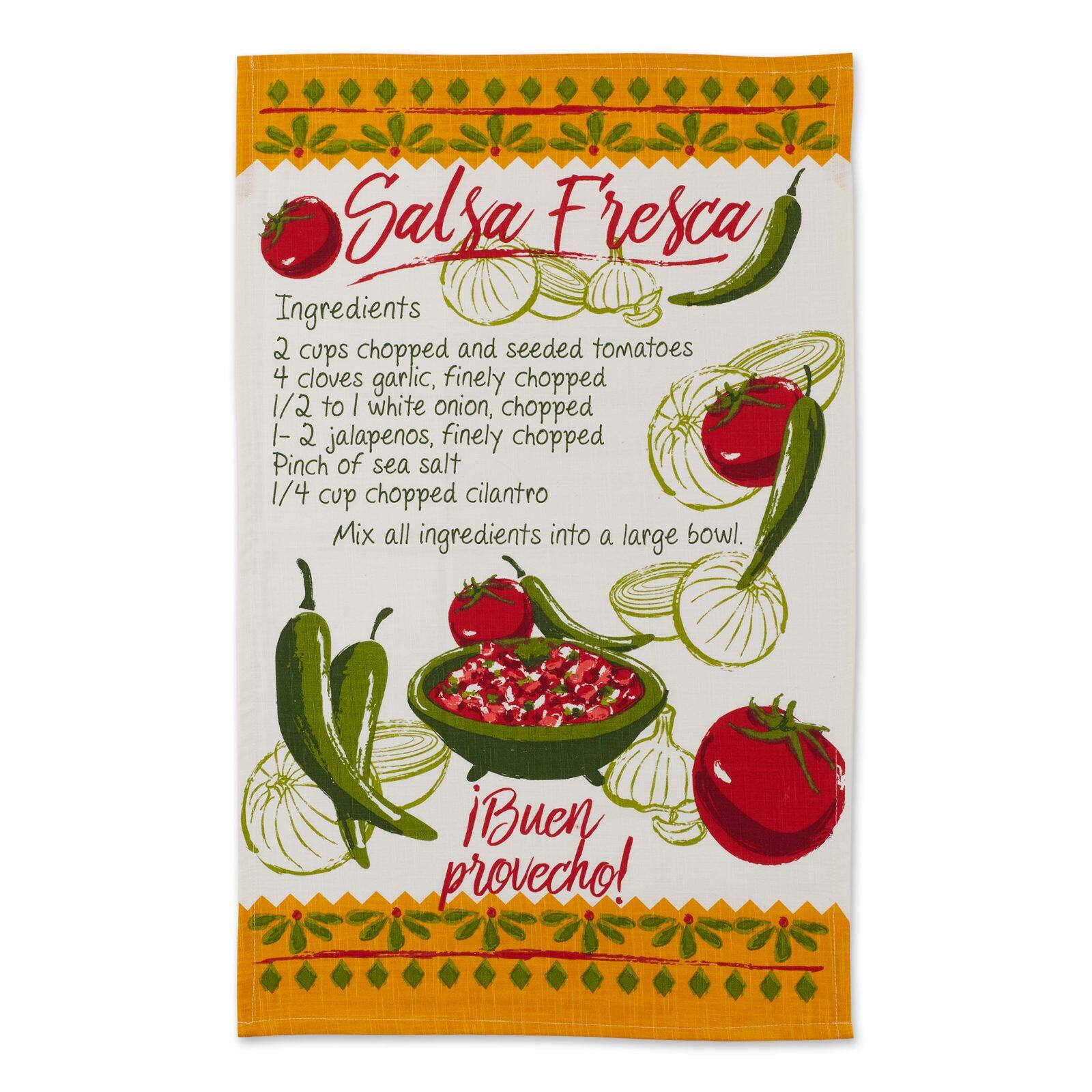 DII® Verano de Fiesta Recipe Dishtowel Set