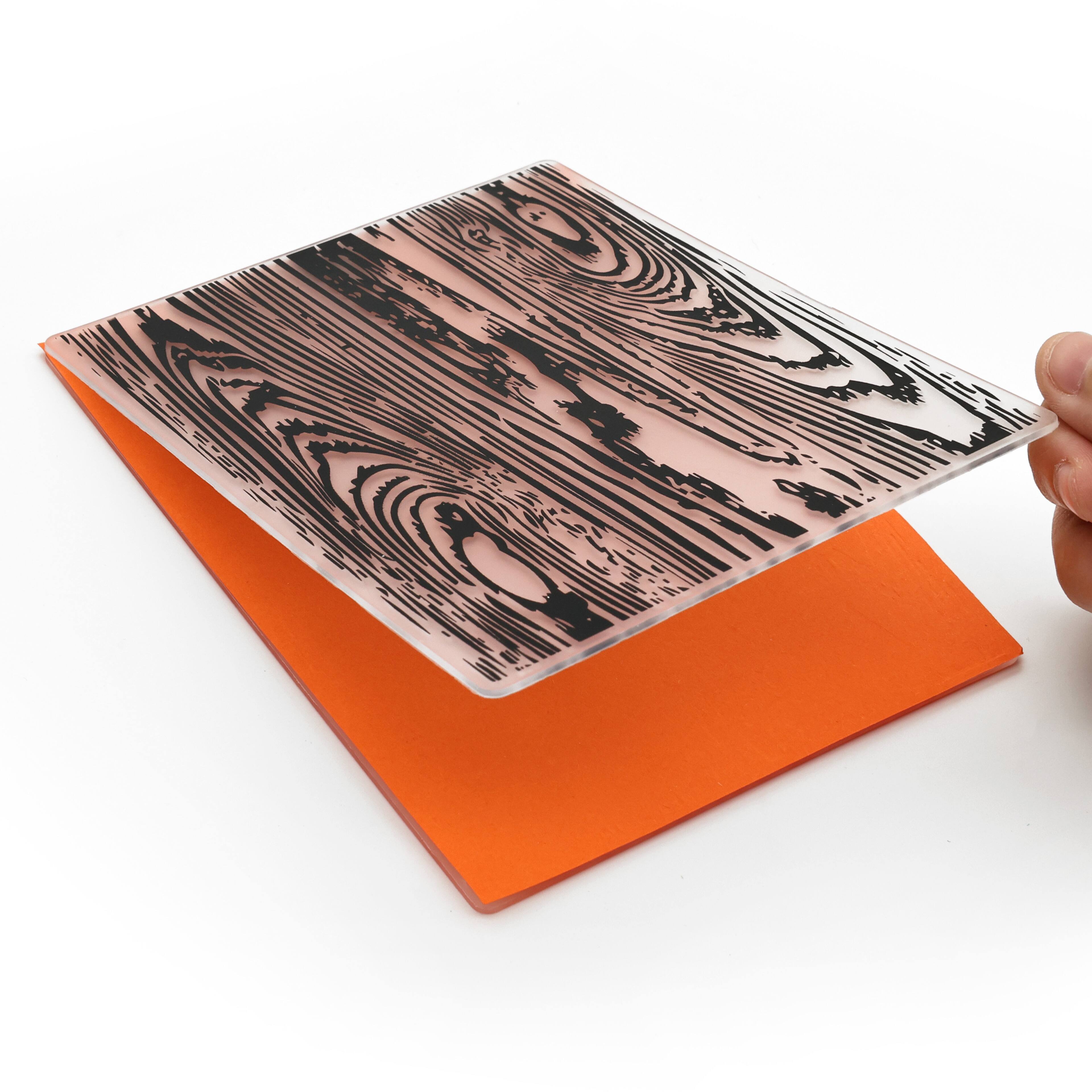 12 Pack: Wood Pattern Embossing Folders Set by Recollections™