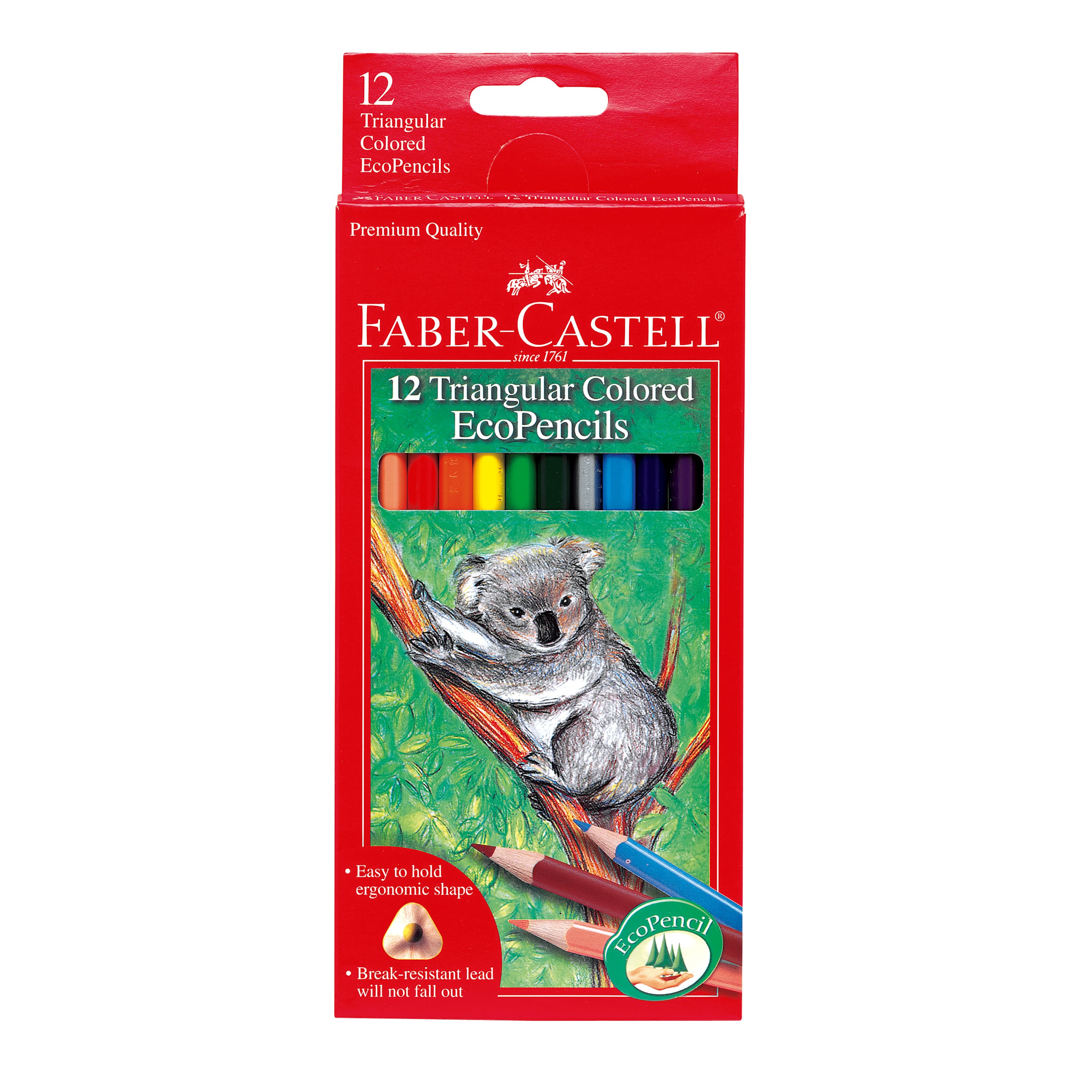 Faber-Castell® 240-Piece Triangular Colored EcoPencils School Pack