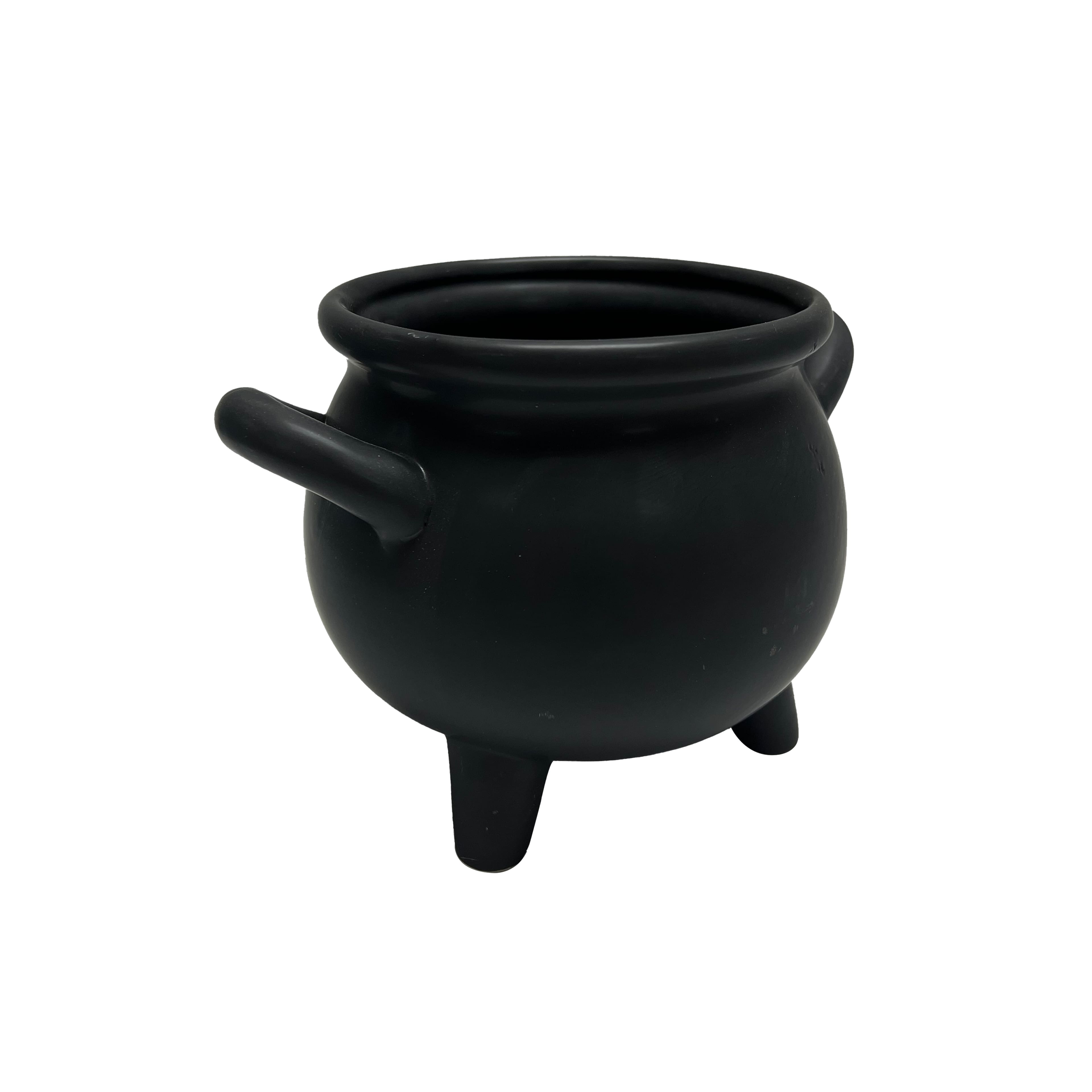 Black Ceramic Cauldron by Ashland®