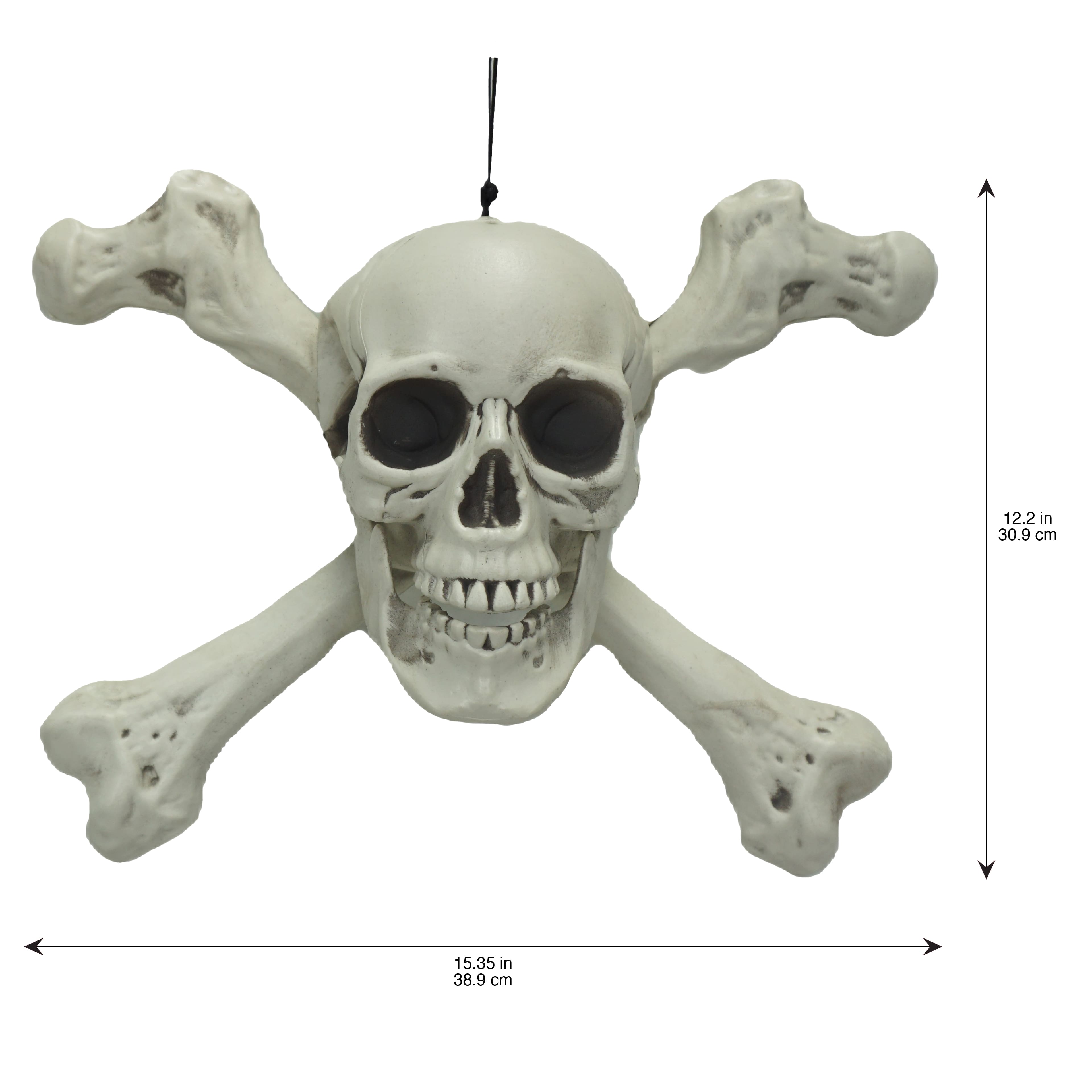 15" Hanging Skull & Crossbones by Ashland®