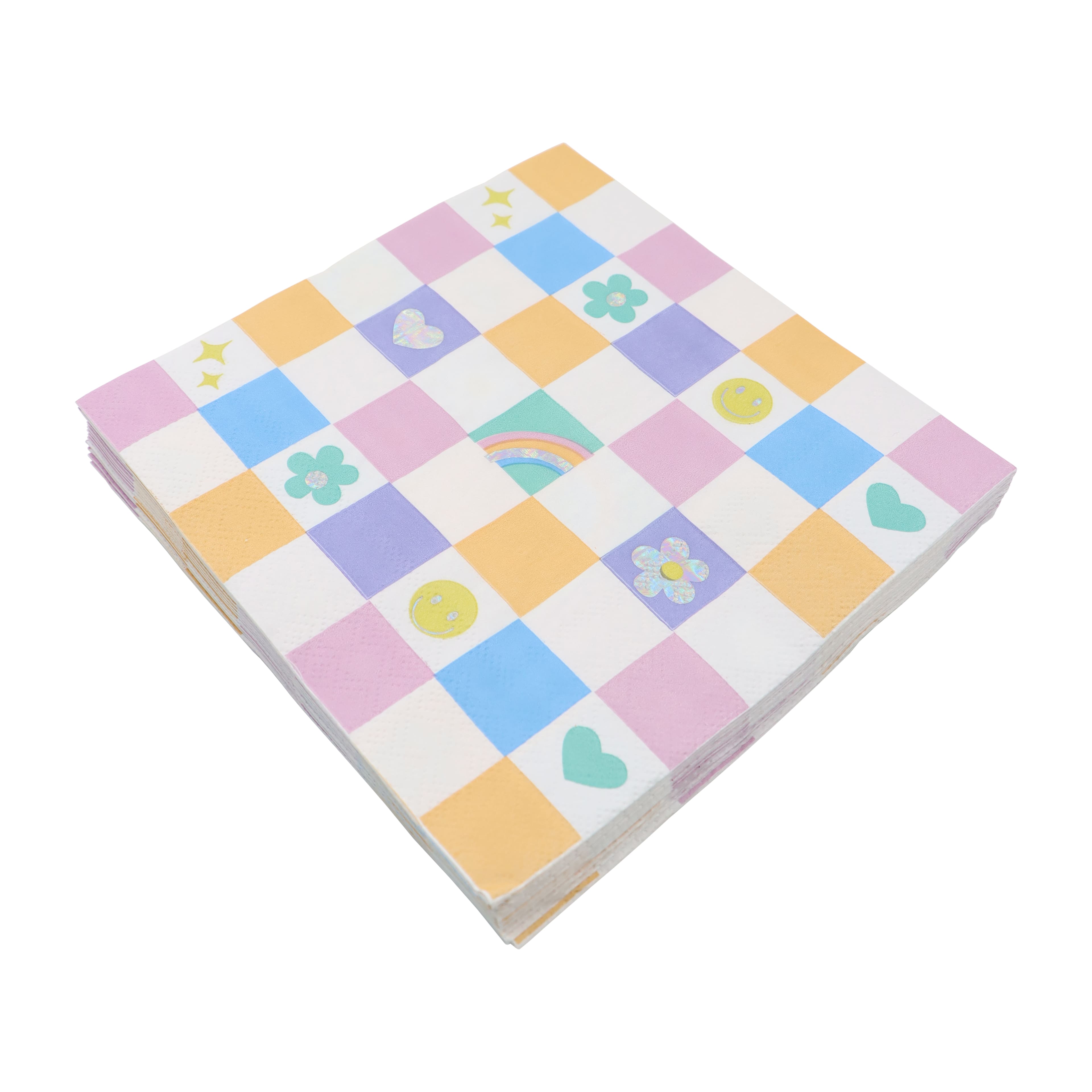 12 Packs: 20 ct. (240 total) Good Vibes Lunch Napkins by Celebrate It™