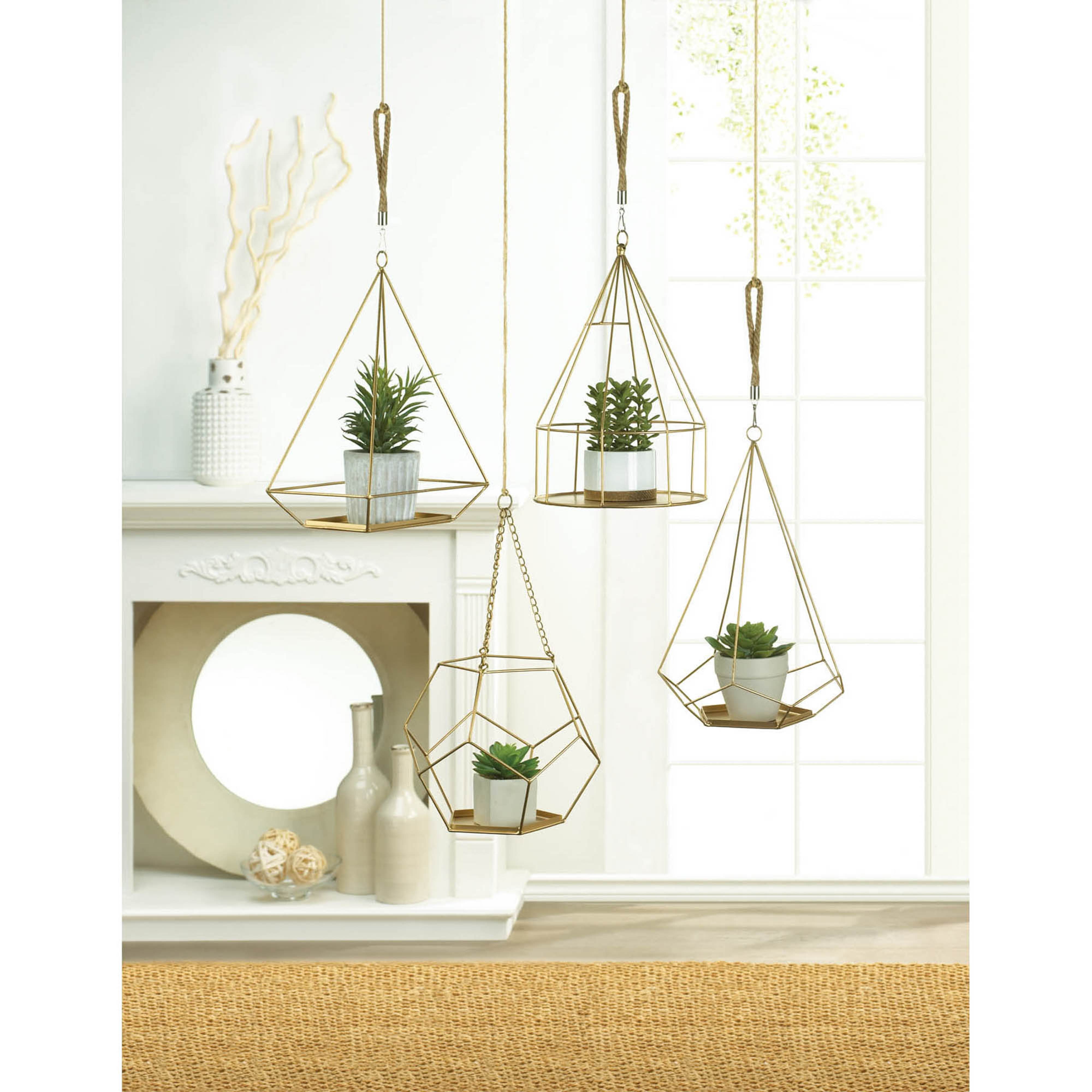 9" Hanging Geometric Plant Holder