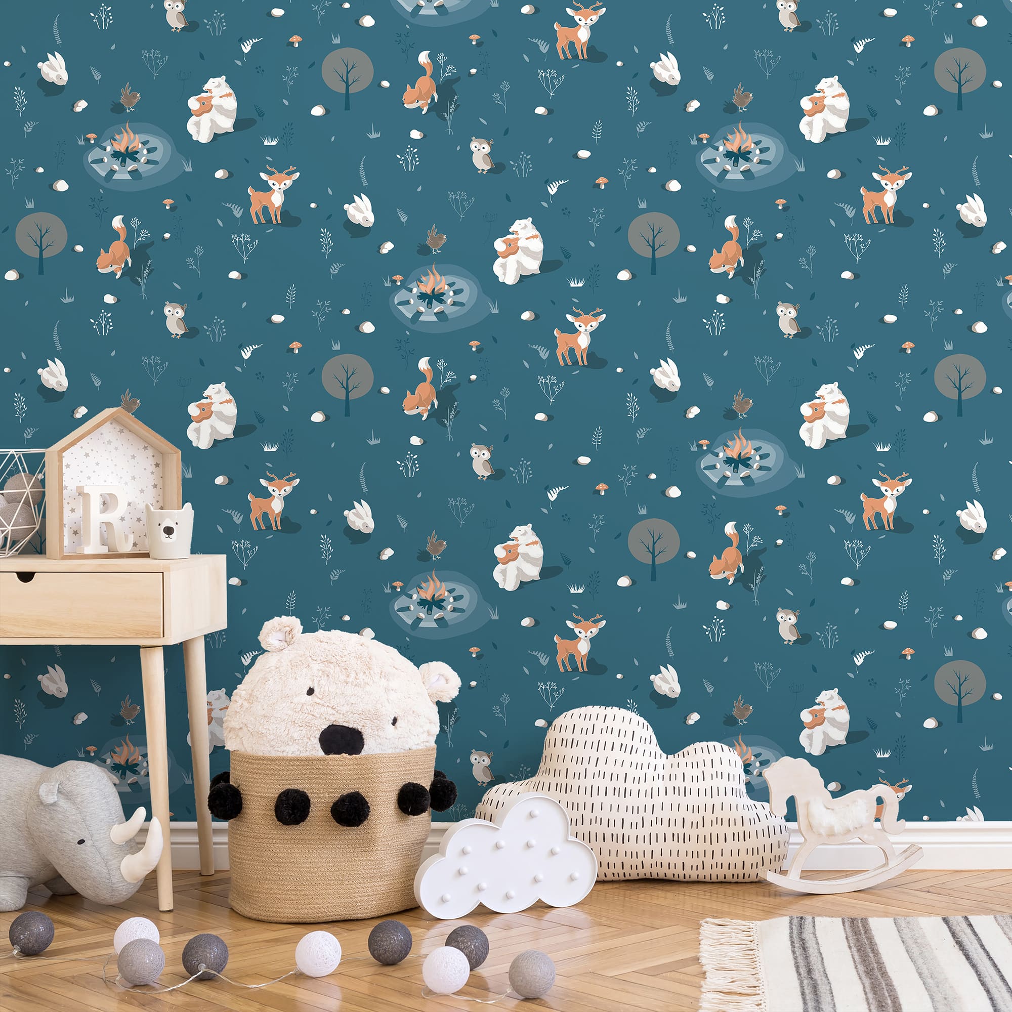 Designs Direct Woodland Friends Wallpaper