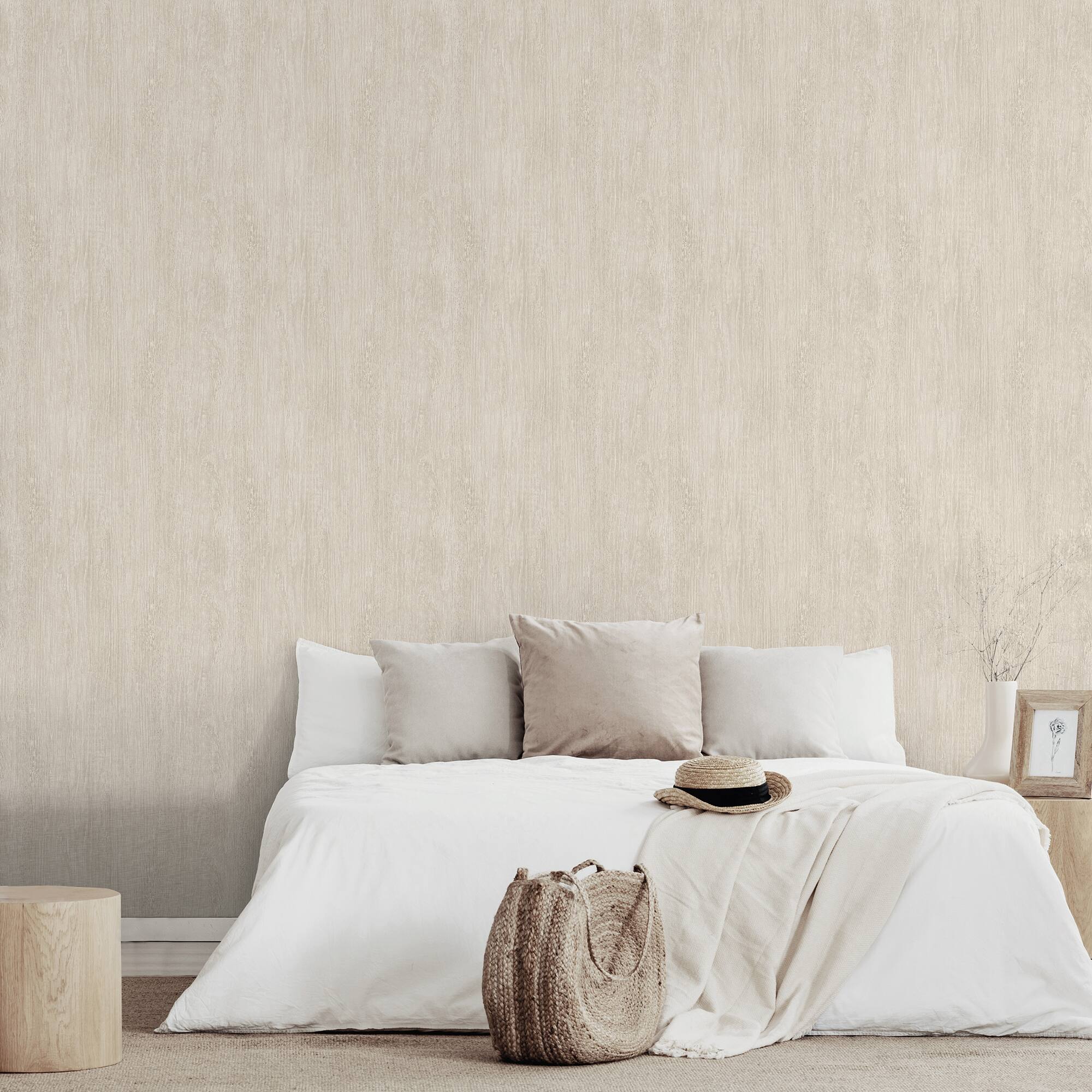 Designs Direct Soft Grain Wood Texture Wallpaper