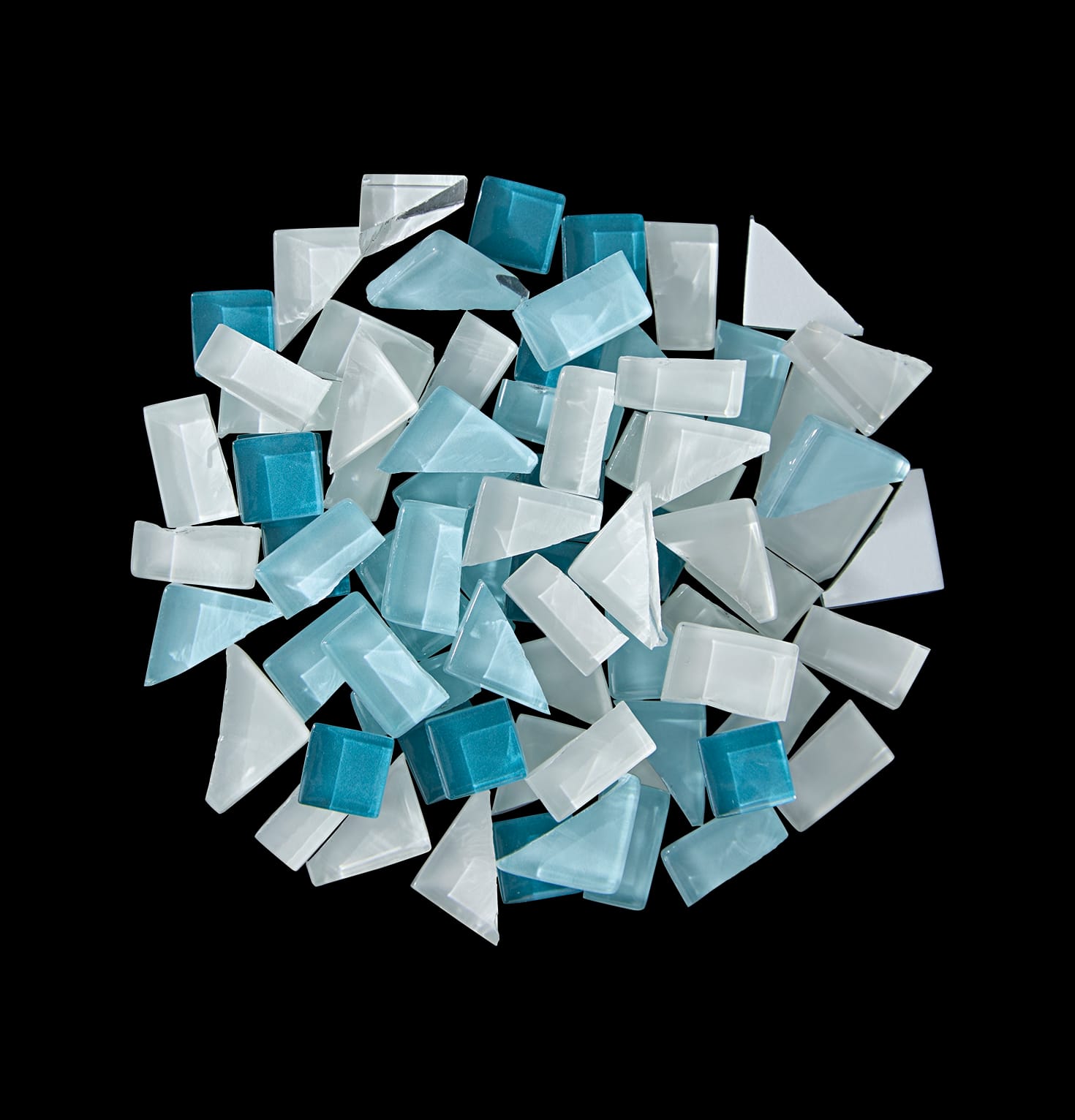 Teal & Gray Mosaic Vase Kit by Make Market®
