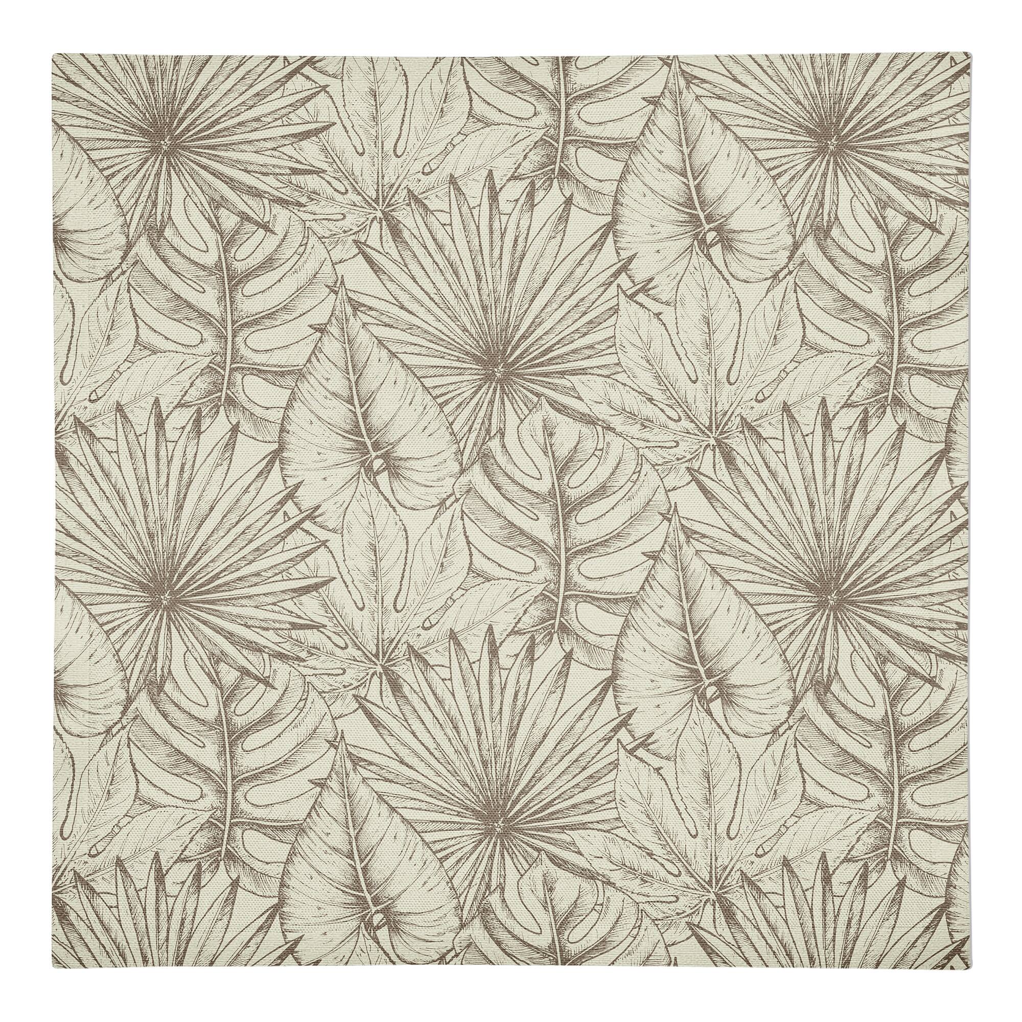 Vintage Palms Cotton Twill Dinner Napkin