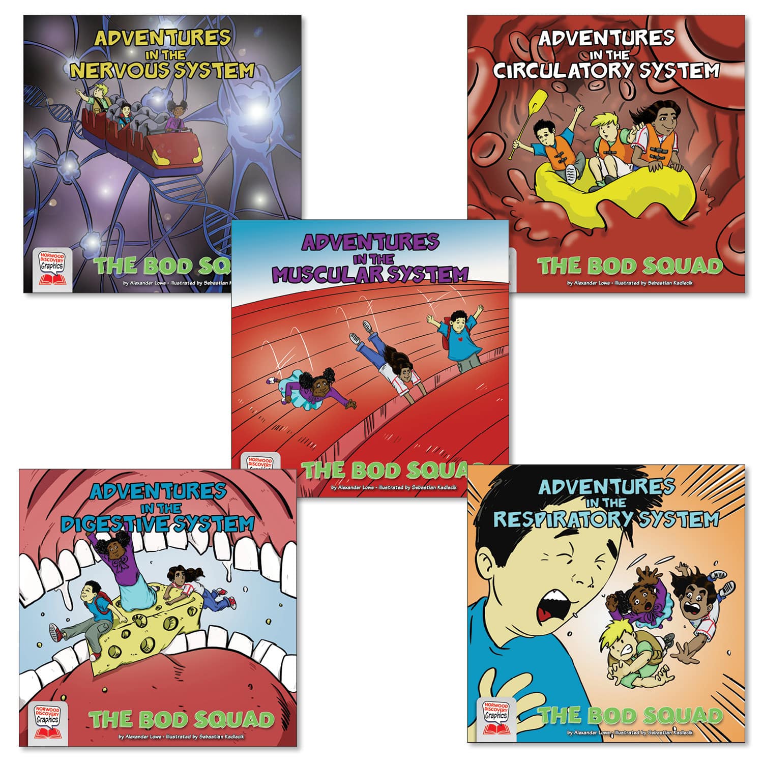 Norwood House Press The Bod Squad, Set of 5