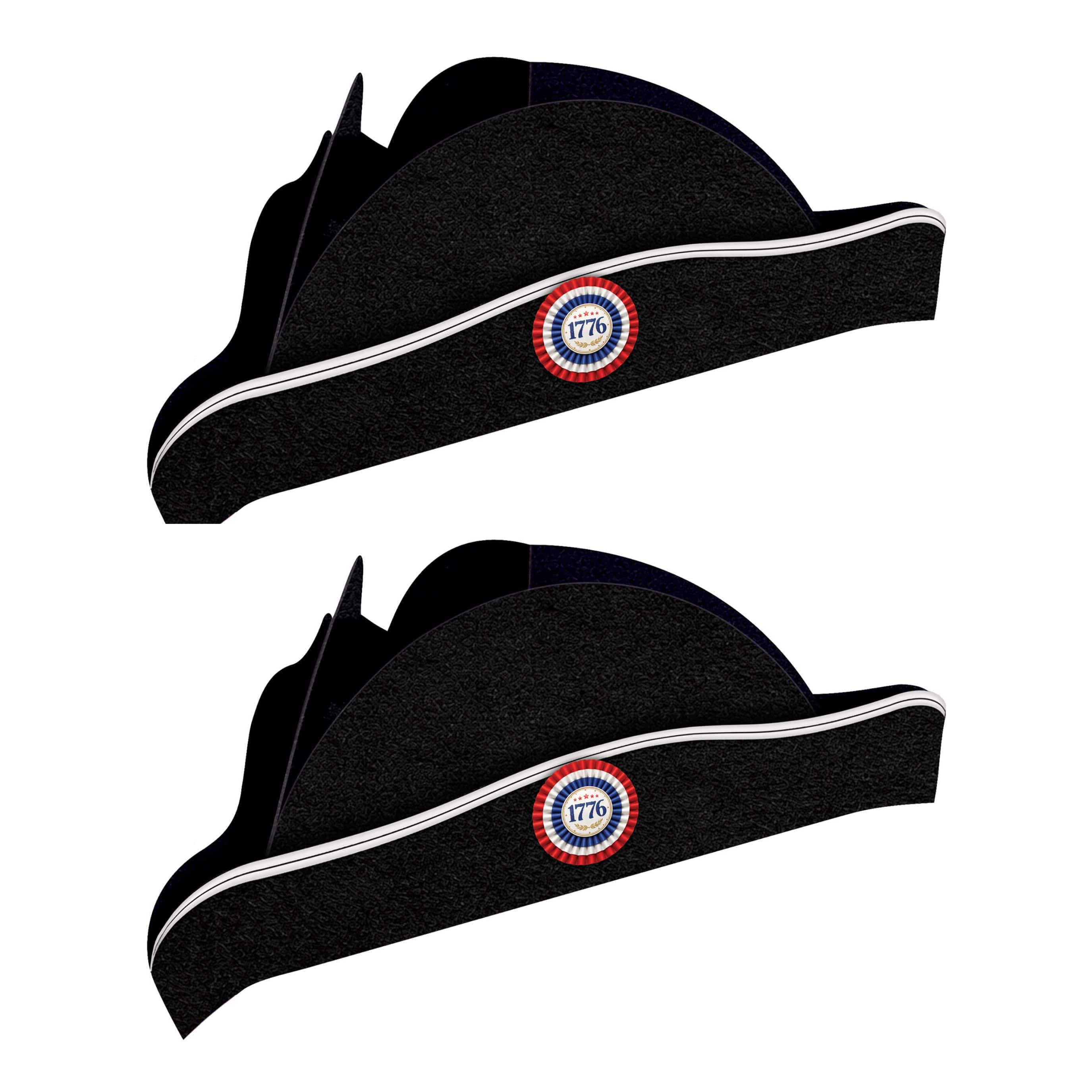 Beistle Adult Patriot Tricorn Hats, 4ct.