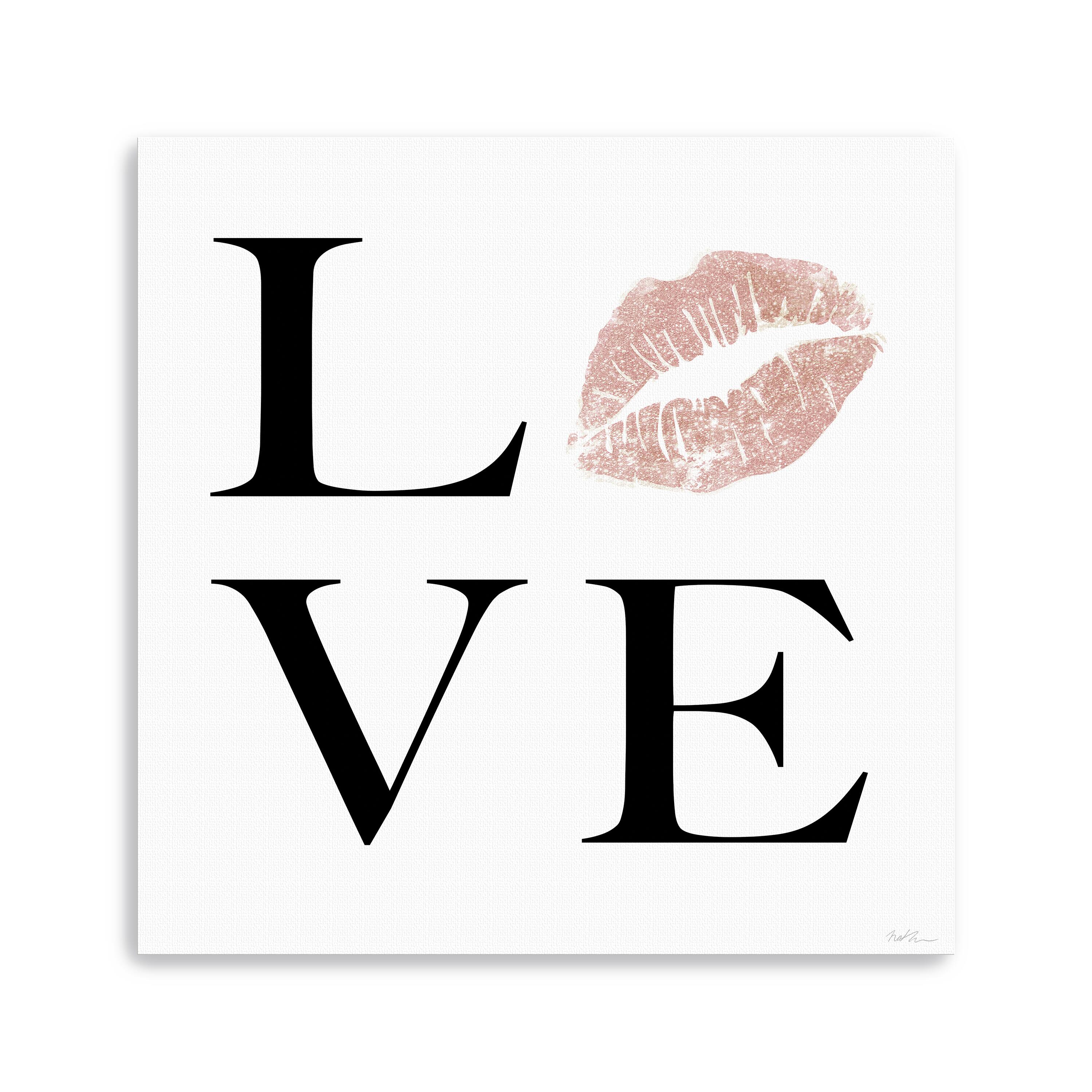 Love Kisses Canvas Giclee