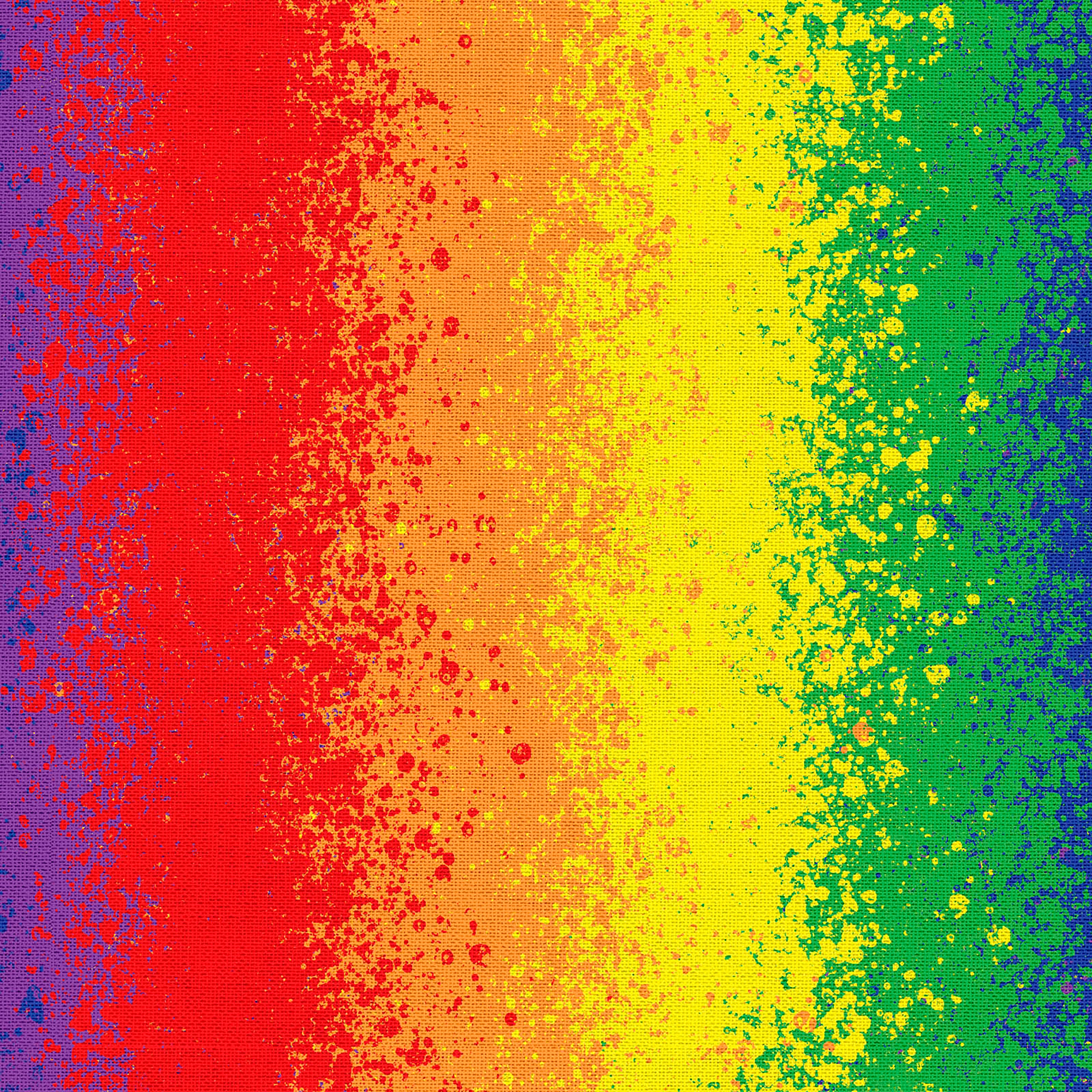 Fabric Editions Rainbow Ombre Cotton Fabric
