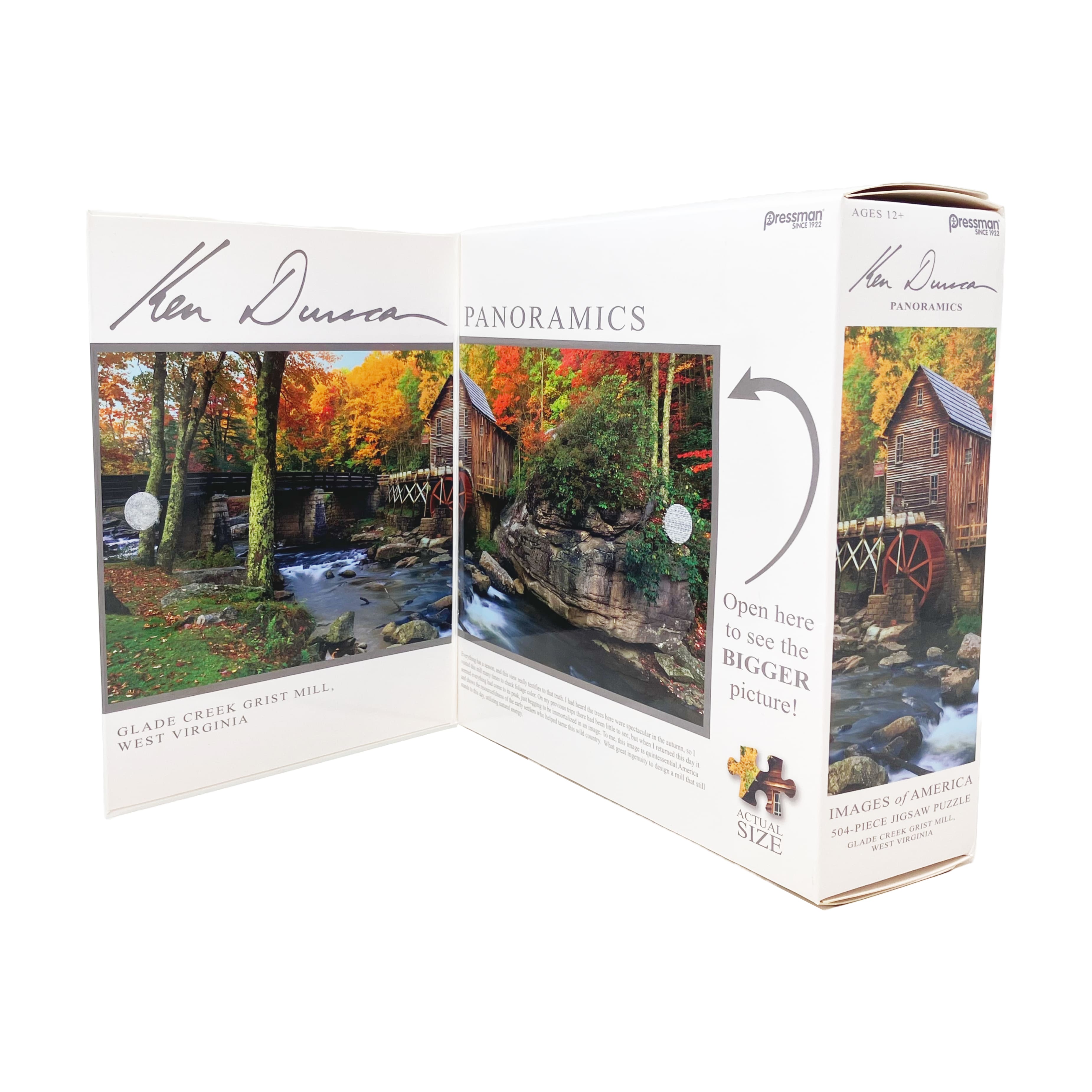 Ken Duncan Panoramics: Images of America - Glade Creek Grist Mill, West Virginia: 504 Pcs