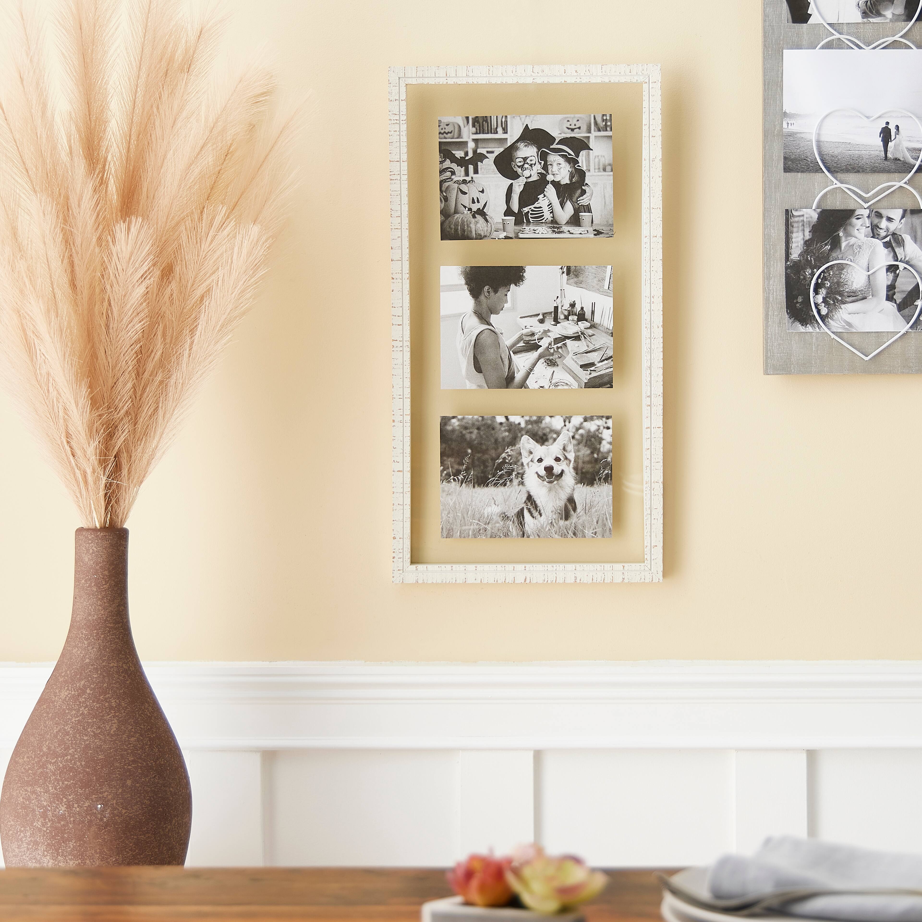 10" x 20" White Wooden Alexandria Float Frame by Studio Décor®