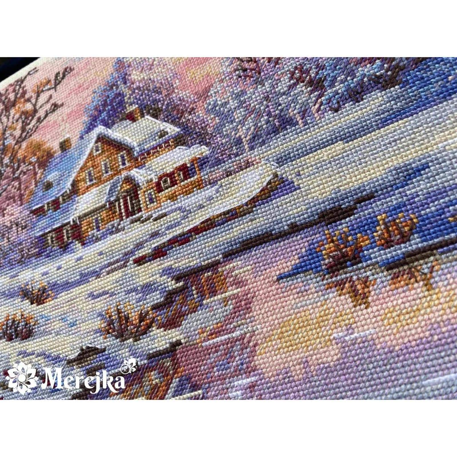 Merejka The First Snow Counted Cross Stitch Kit