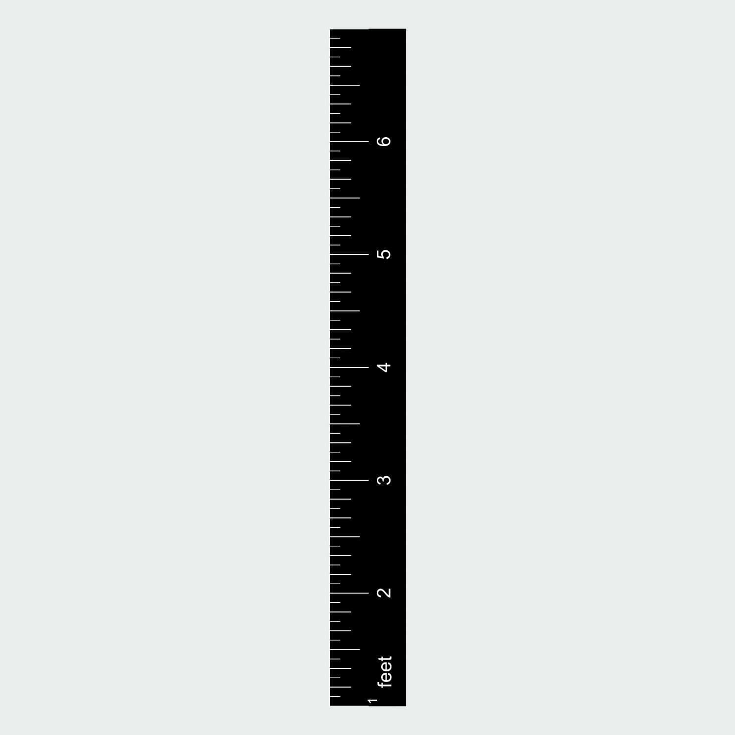 RoomMates Growth Chart Chalk Ruler Peel & Stick Giant Decal