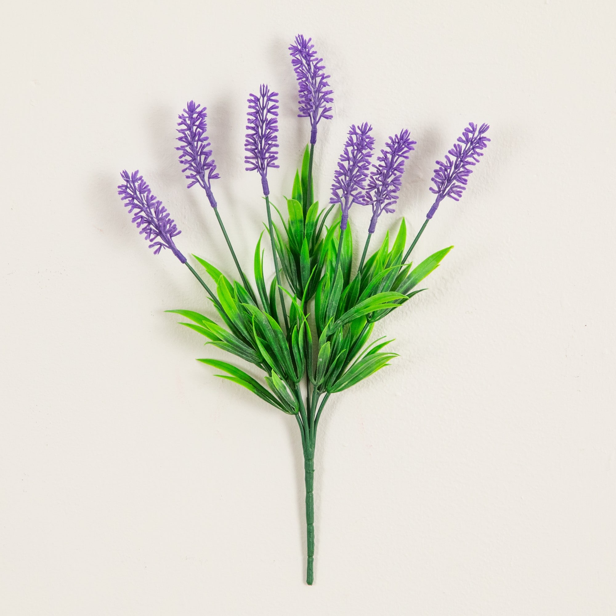 13" UV Resistant Artificial Flowering Mini Lavender Bushes, 12ct.