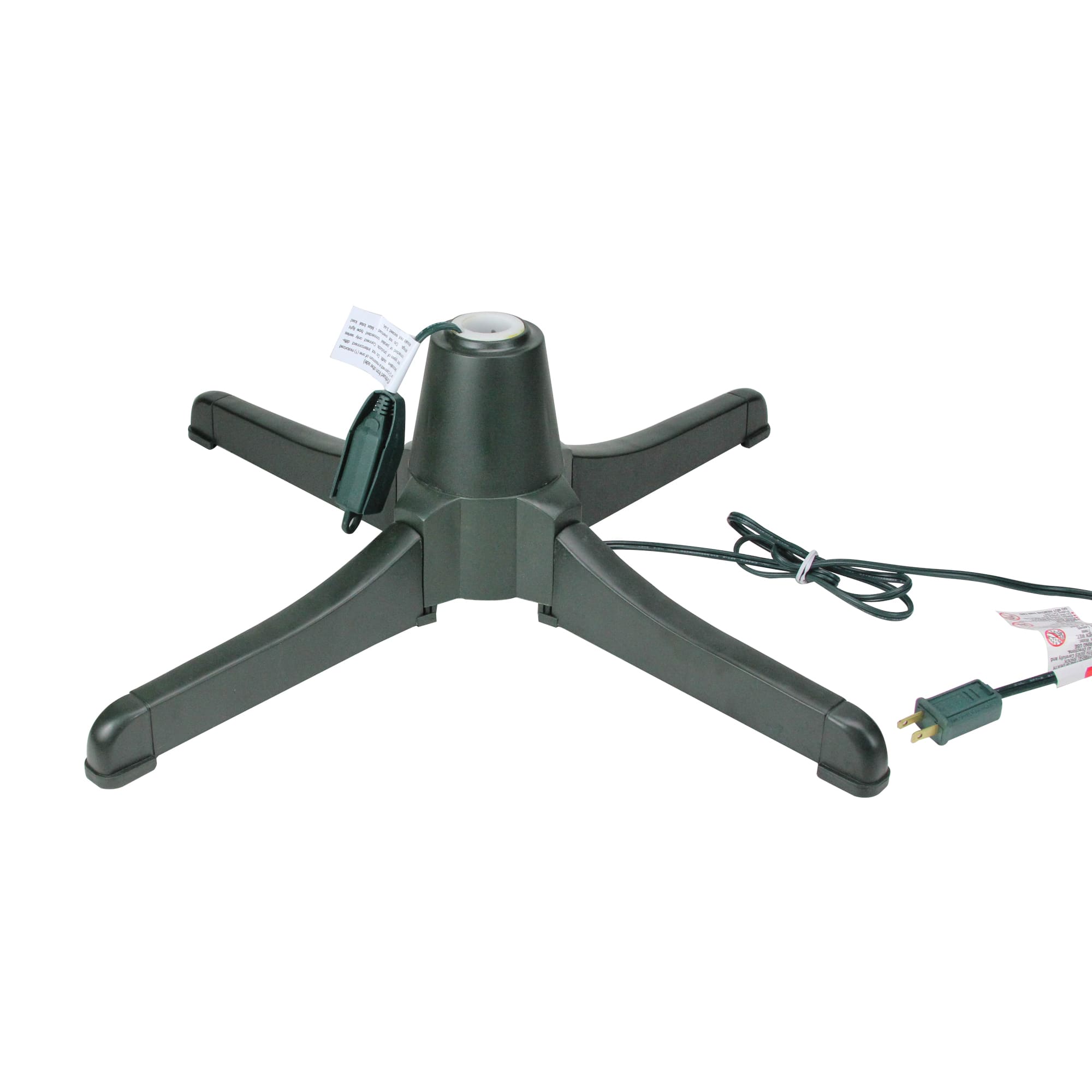 19" Green 360 Degree Rotating Tree Stand for 7.5ft. Artificial Trees