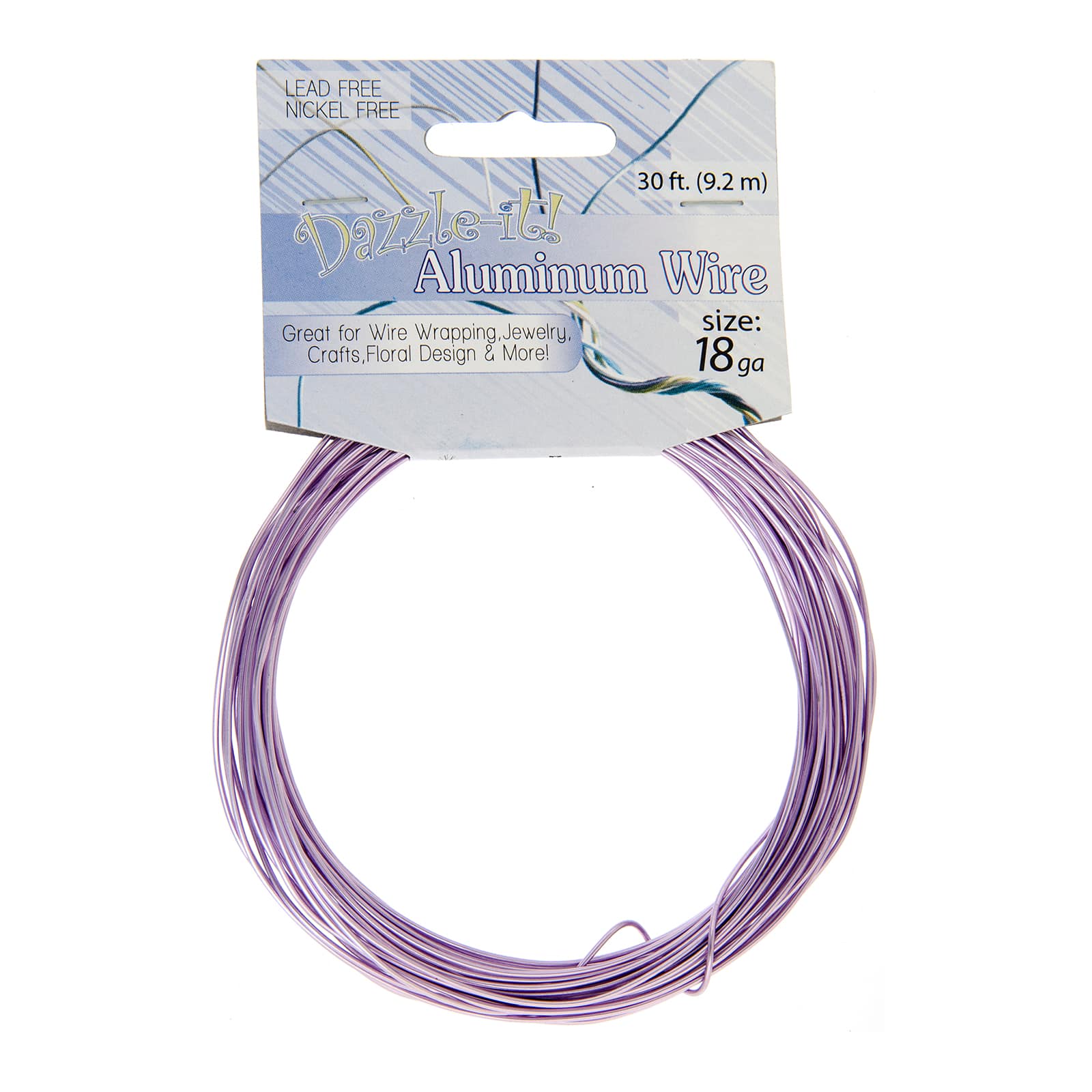 John Bead 18 Gauge Aluminum Jewelry Wire, 30ft.