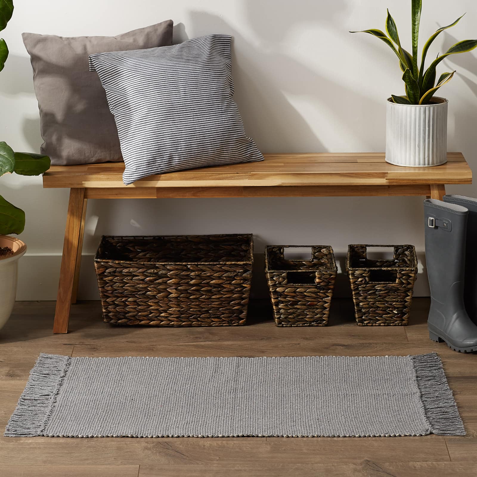 DII® 2-Tone Ribbed Rug
