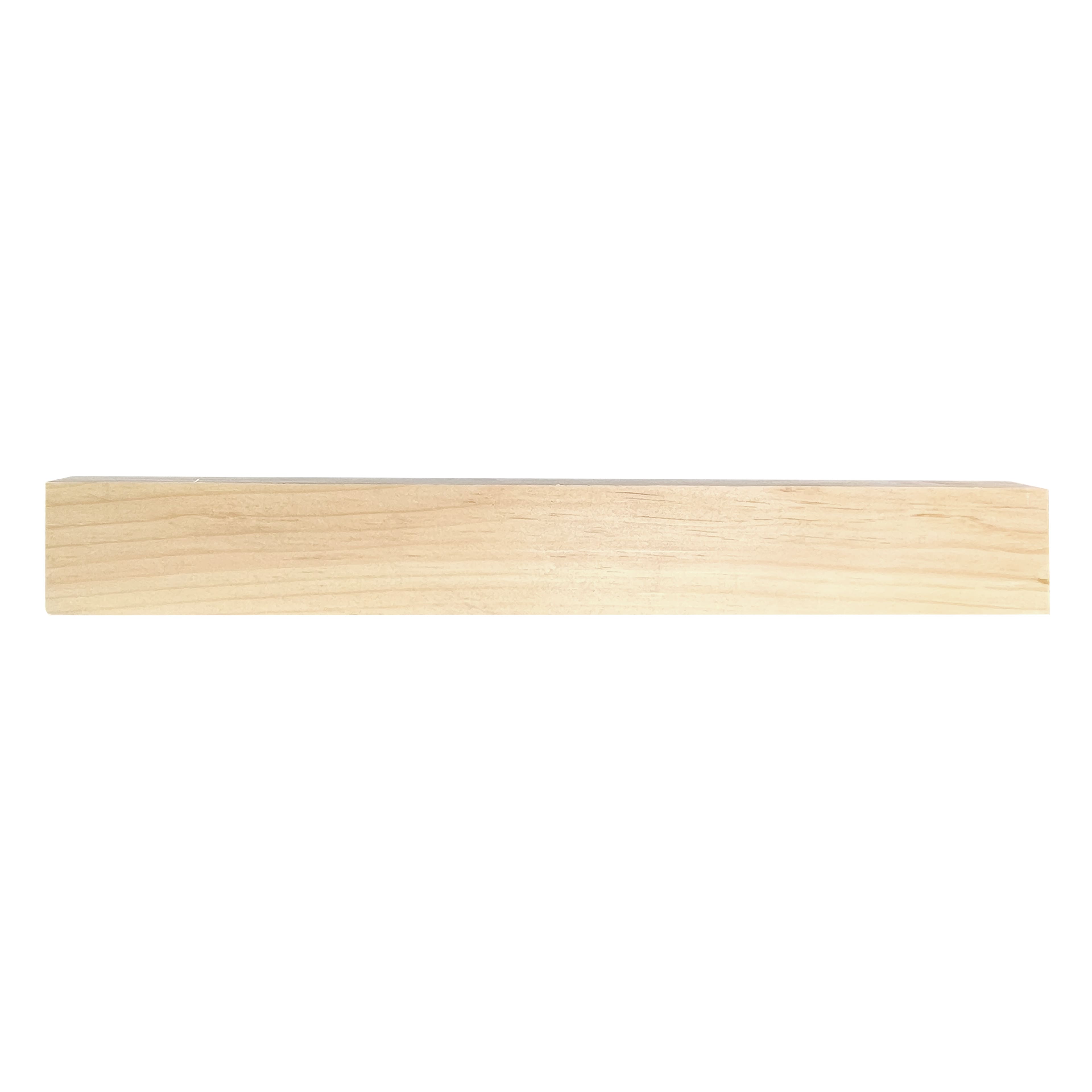 12" Unfinished Wooden Slat Surface