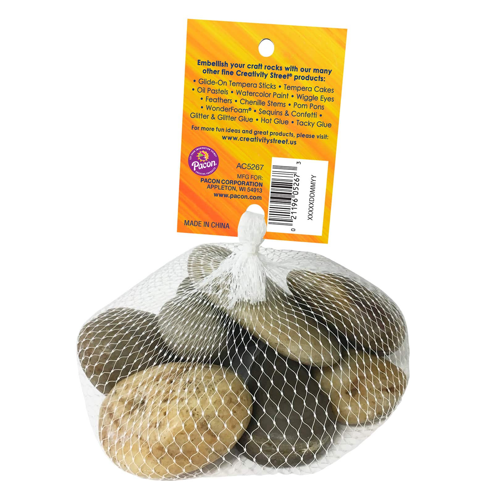 4 Packs: 6 ct. (24 total) Creativity Street® 2lb. Craft Rock Sets