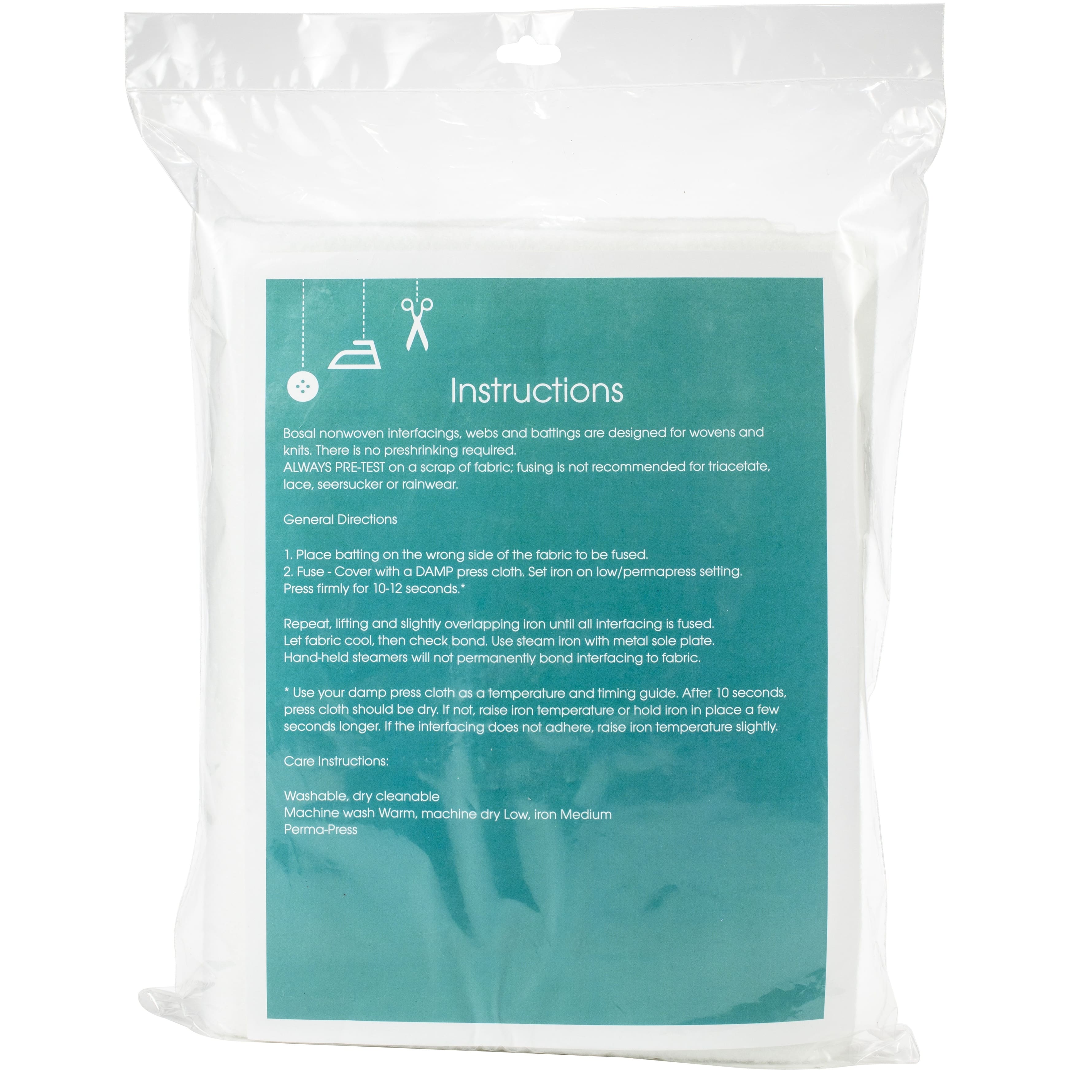 Bosal Duet-Fuse-II Double-Sided Fusible Batting, 36" x 45"