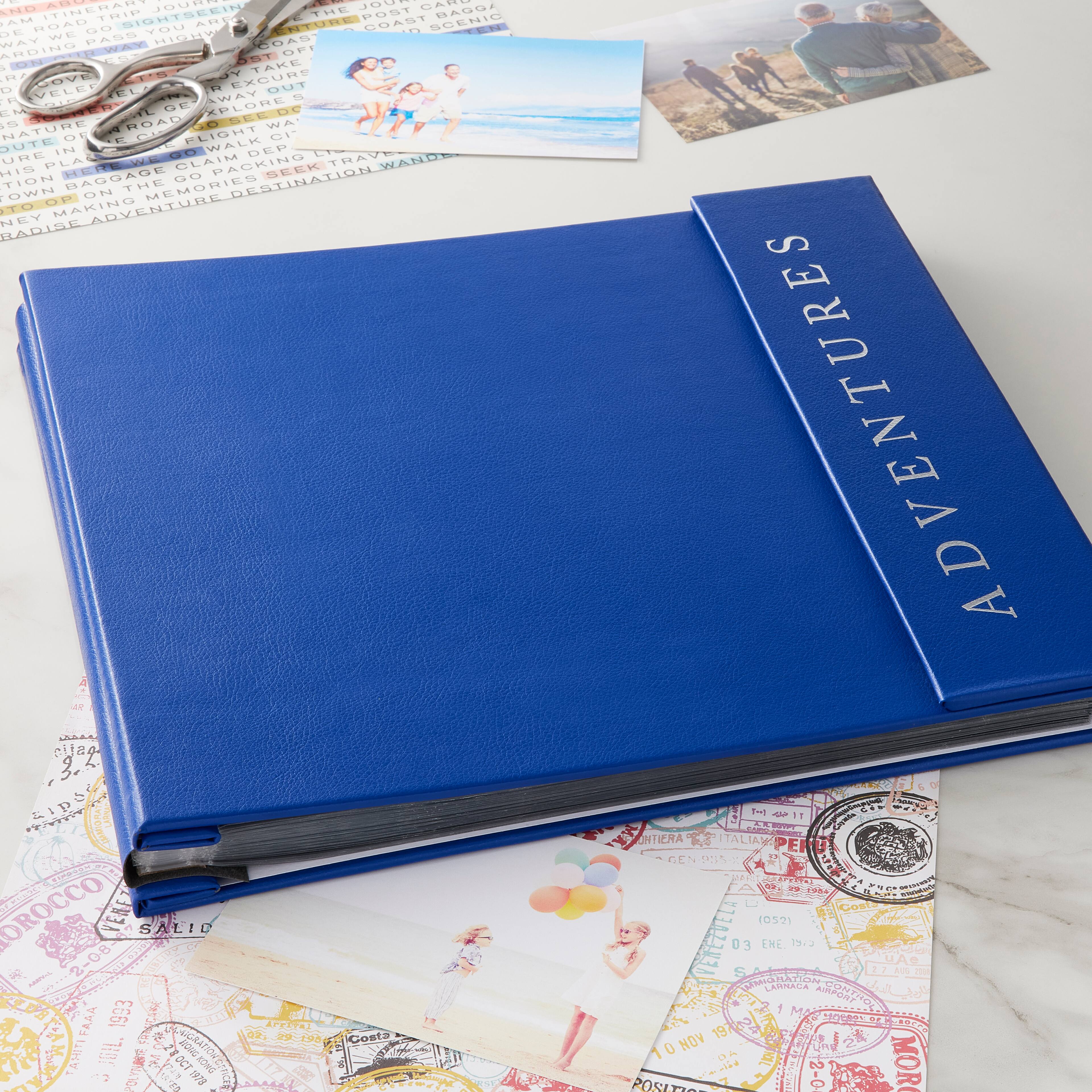 Navy Blue Adventures Flip Scrapbook by Recollections™