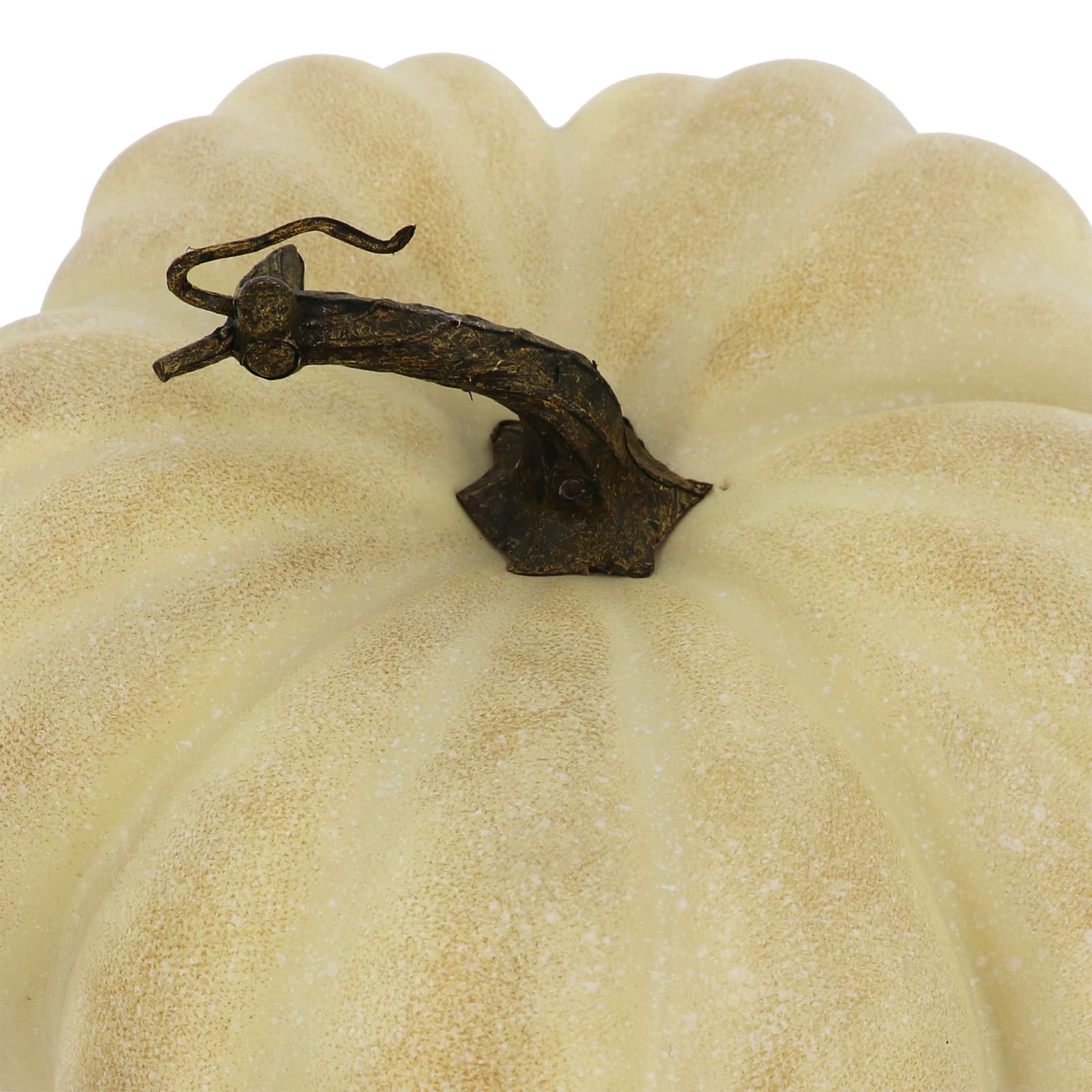 10" White Washed Beige Decorative Pumpkin by Ashland®