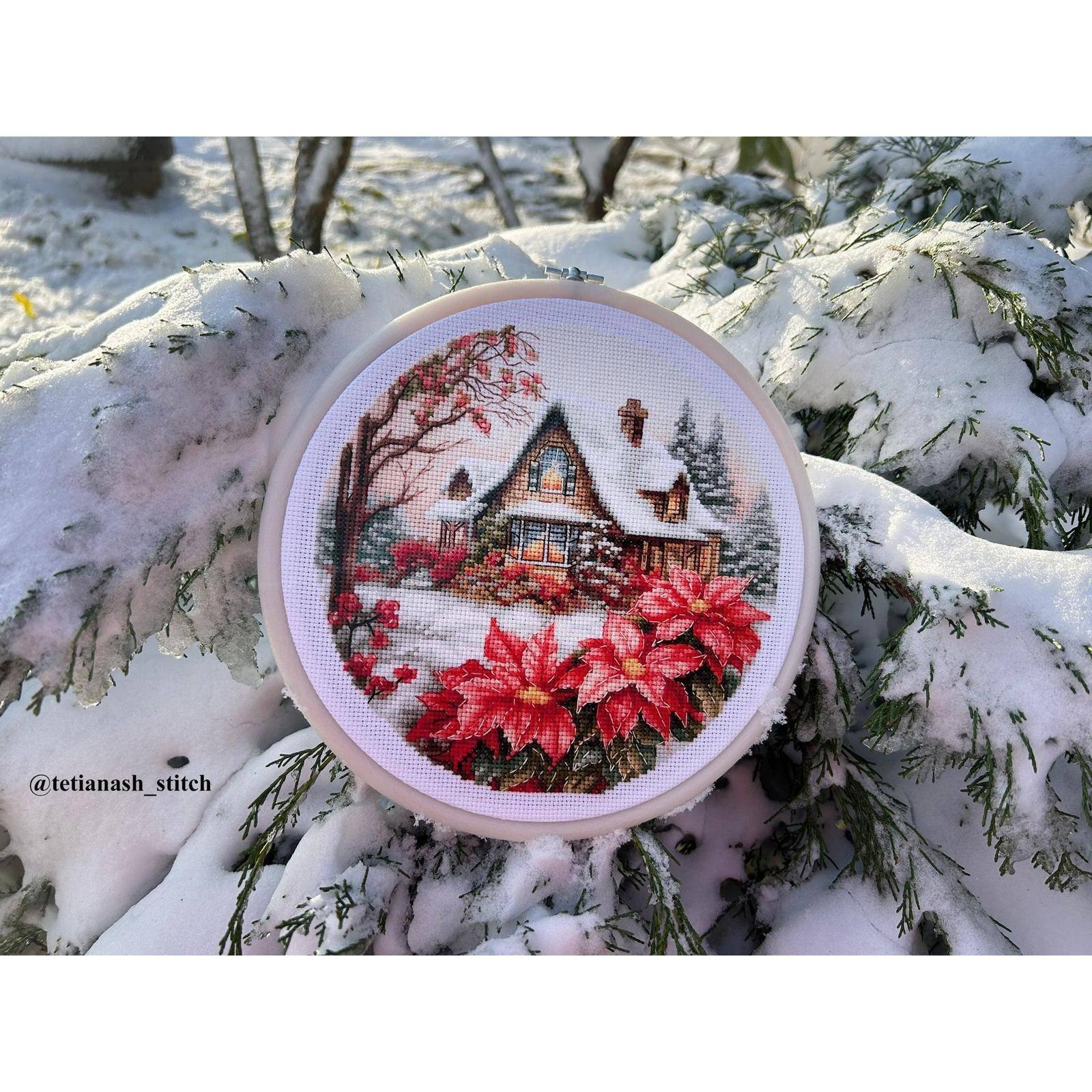 Luca-S Little House in the Forest Counted Cross Stitch Kit